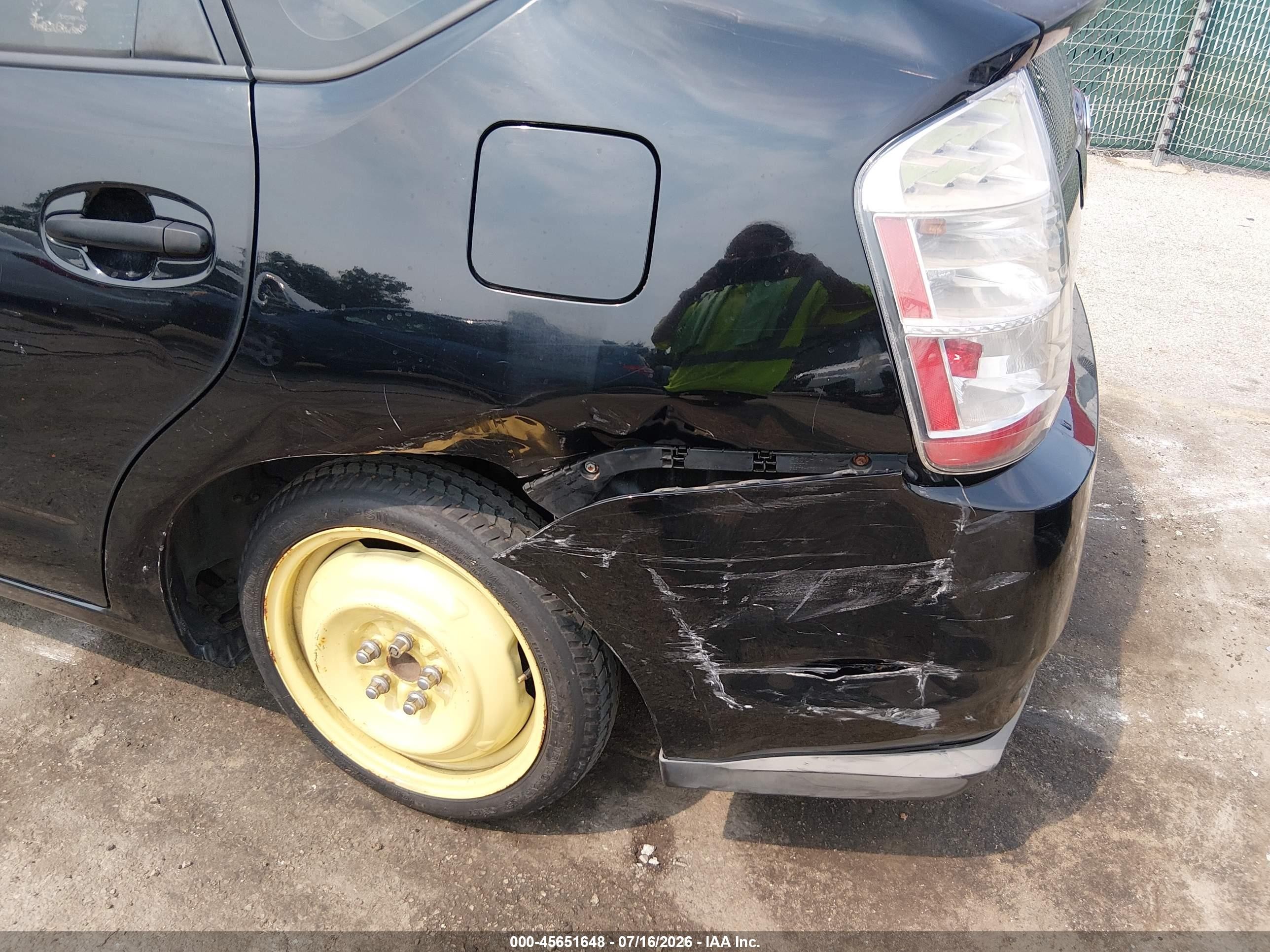 2008 Toyota Prius   Black vin: JTDKB20U283357062