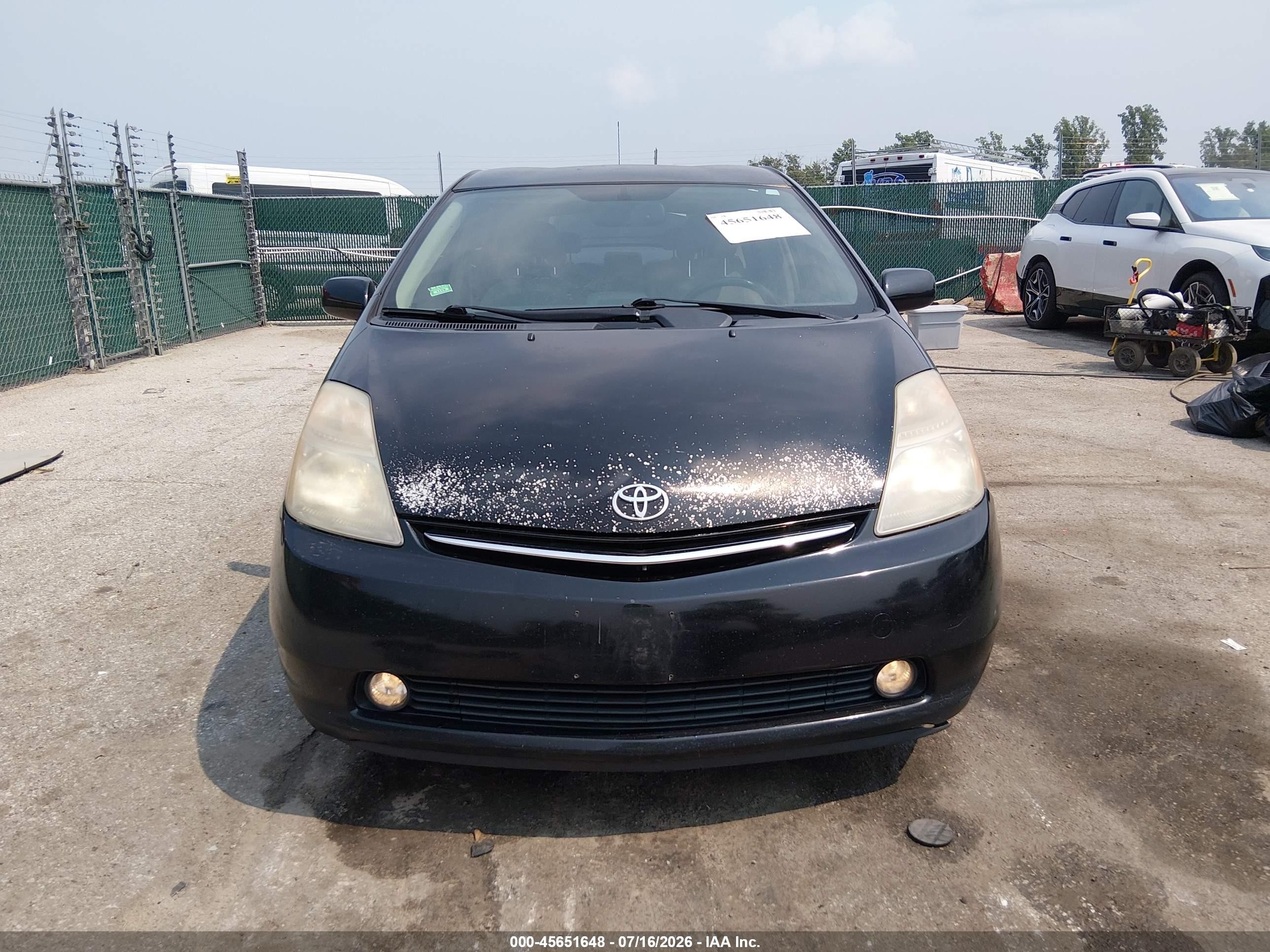 2008 Toyota Prius   Black vin: JTDKB20U283357062