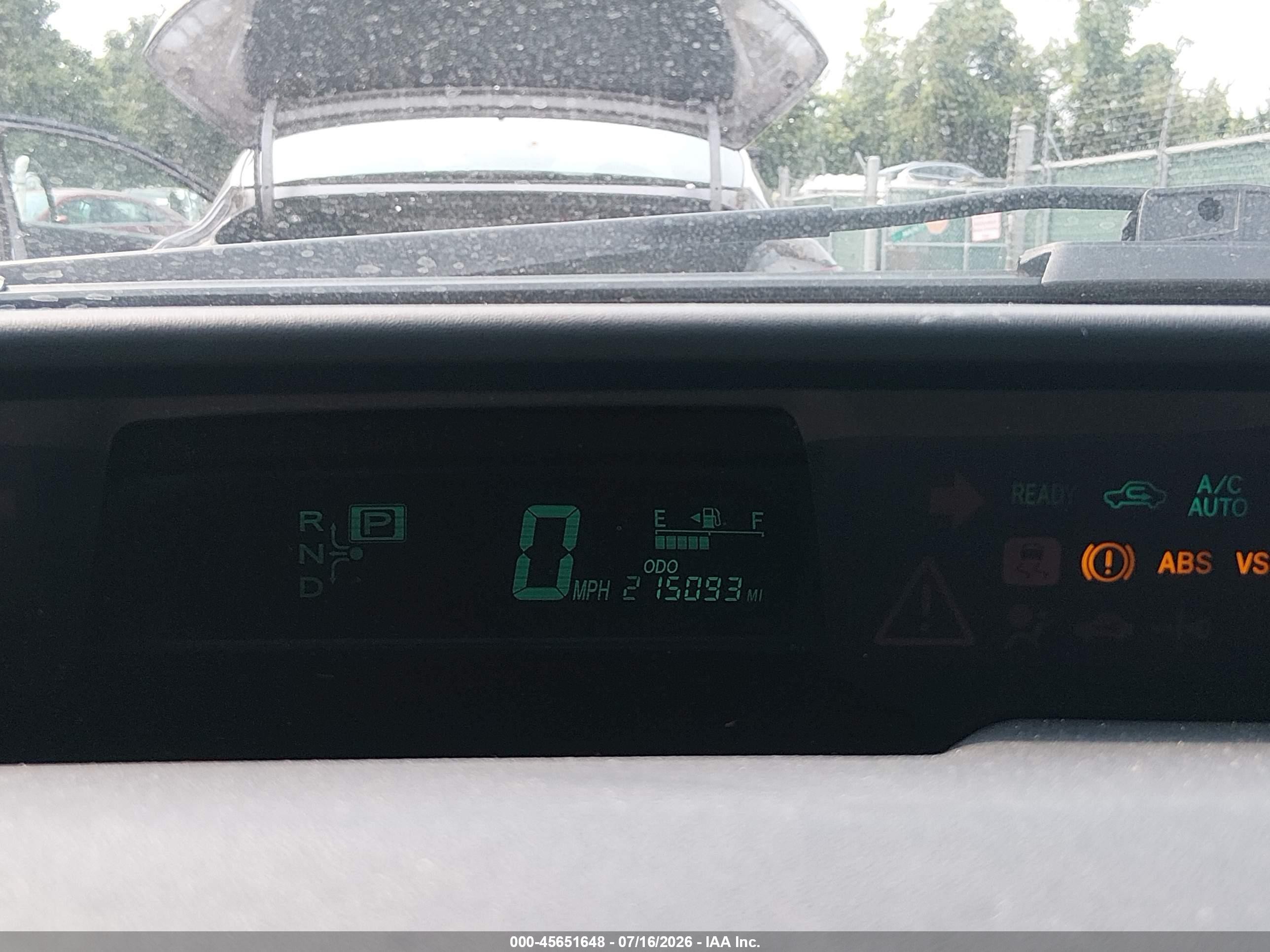 2008 Toyota Prius   Black vin: JTDKB20U283357062