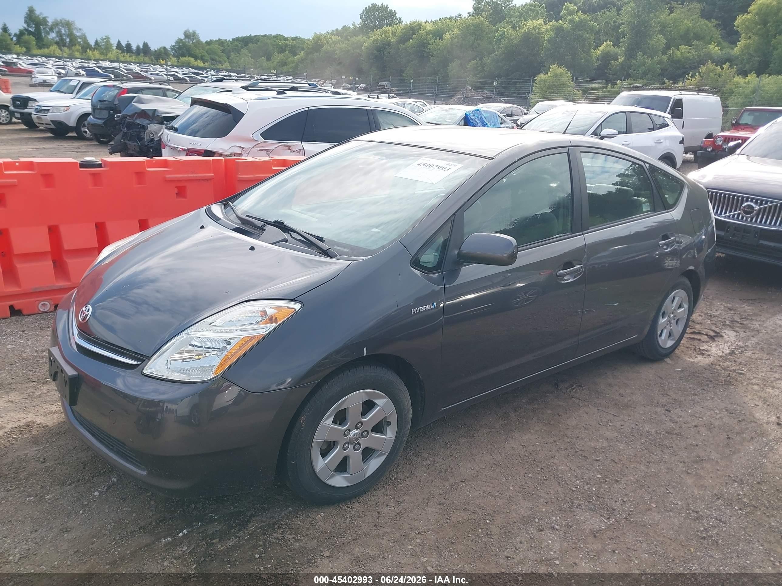 2008 Toyota Prius   Gray vin: JTDKB20U283358194