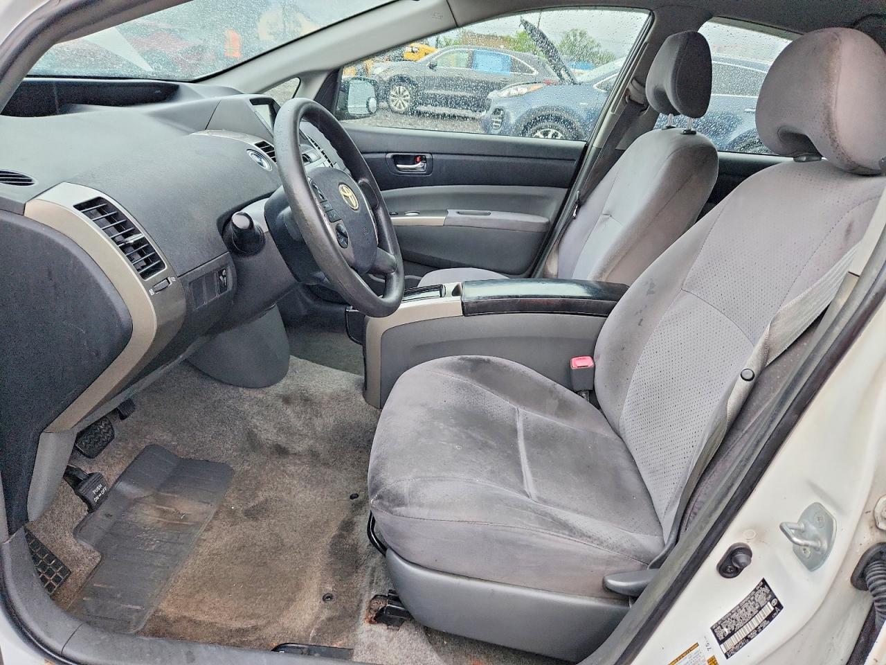 2008 Toyota Prius Base White vin: JTDKB20U283410486