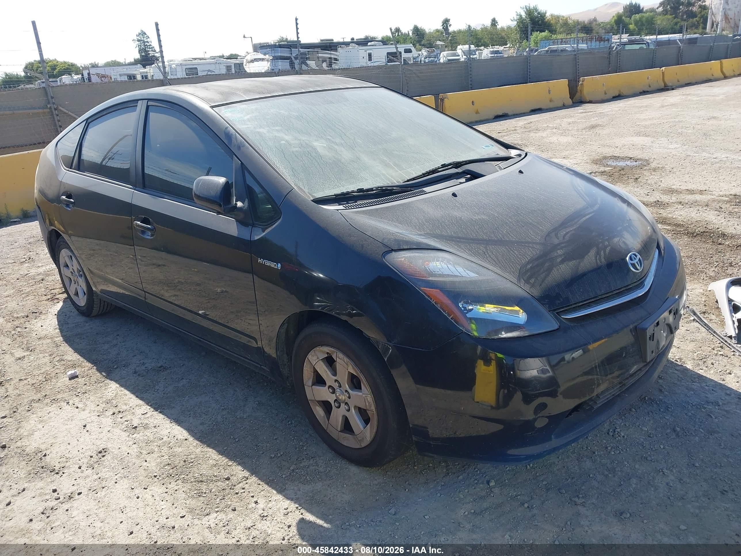 2008 Toyota Prius   Black vin: JTDKB20U283412870