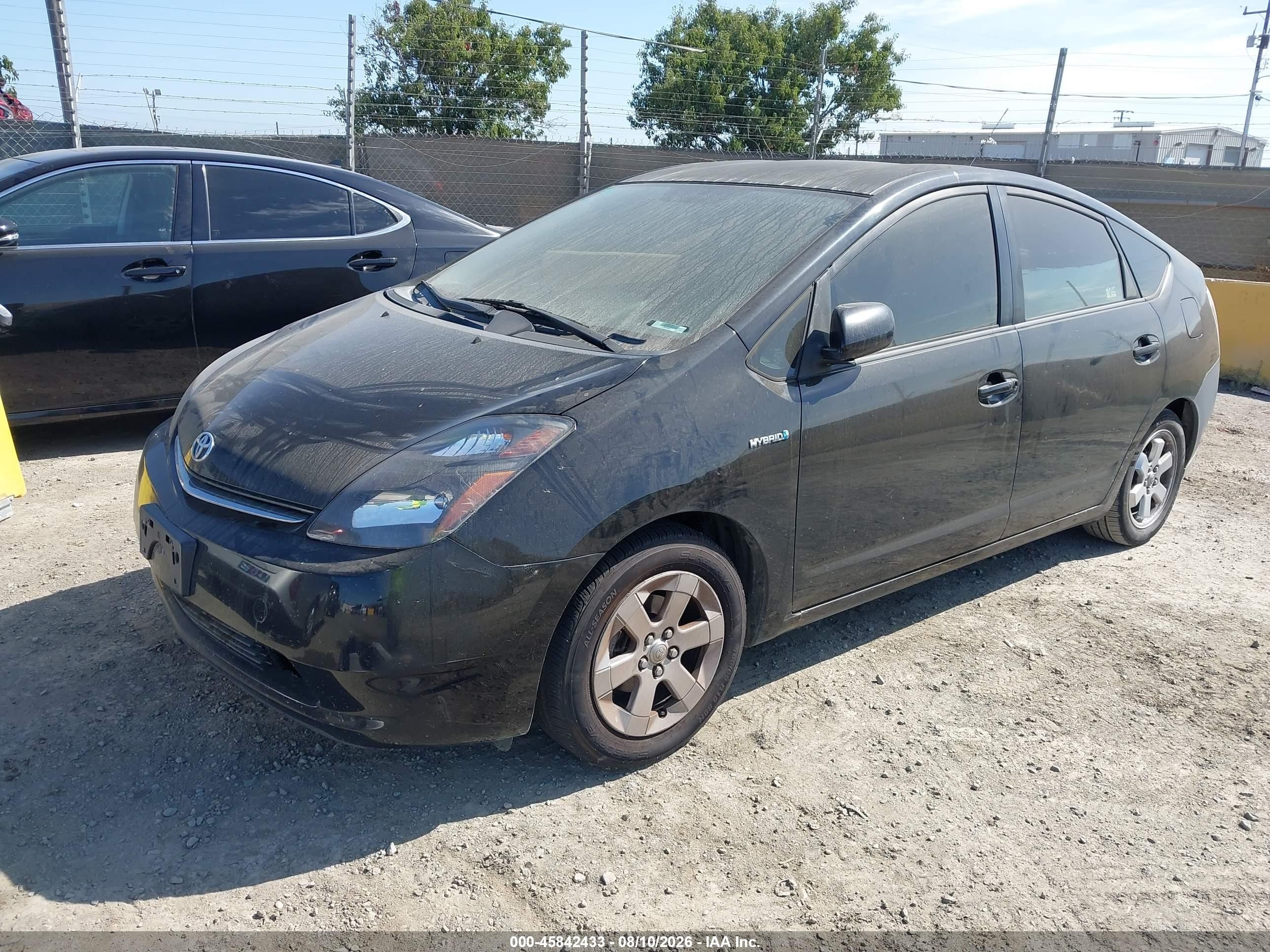 2008 Toyota Prius   Black vin: JTDKB20U283412870