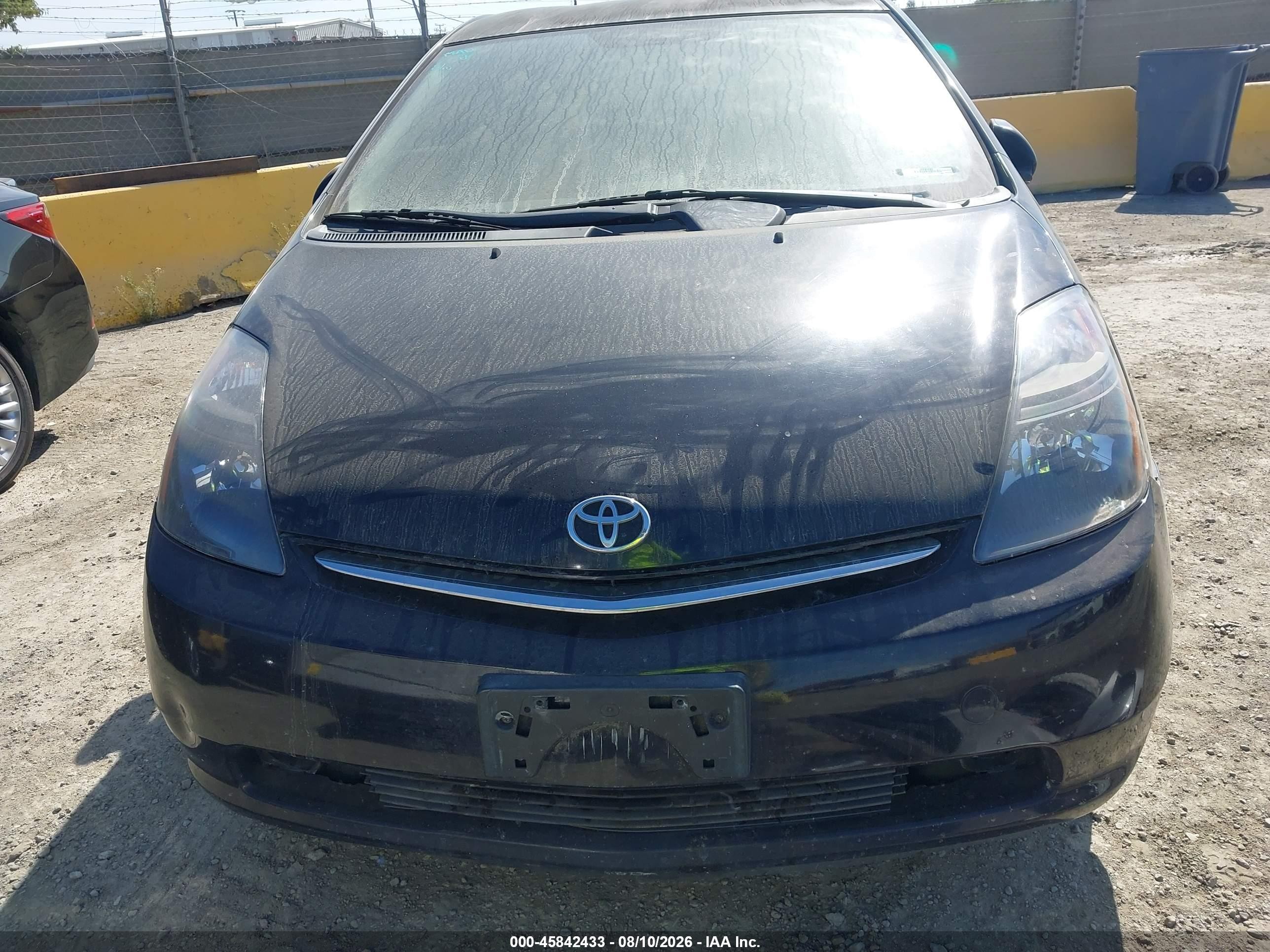 2008 Toyota Prius   Black vin: JTDKB20U283412870