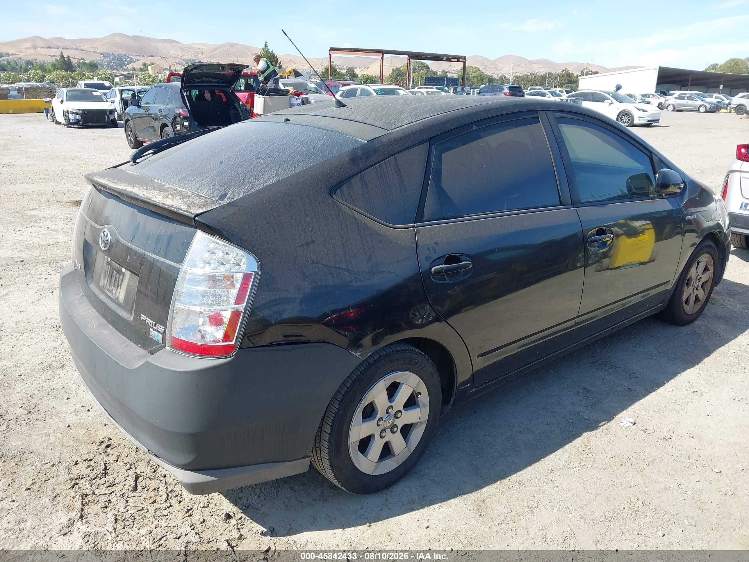 2008 Toyota Prius   Black vin: JTDKB20U283412870