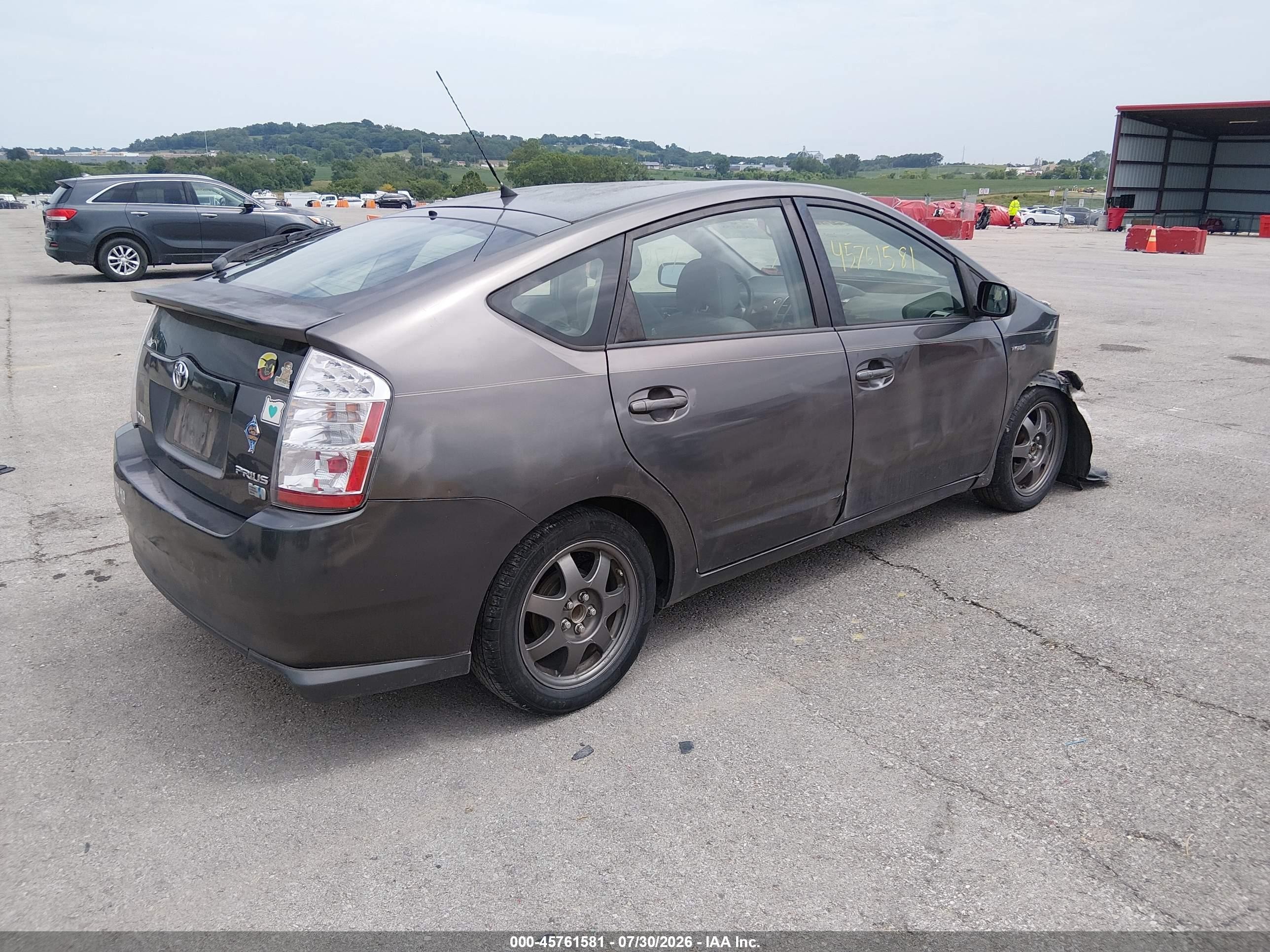 2008 Toyota Prius Touring Gray vin: JTDKB20U283414795