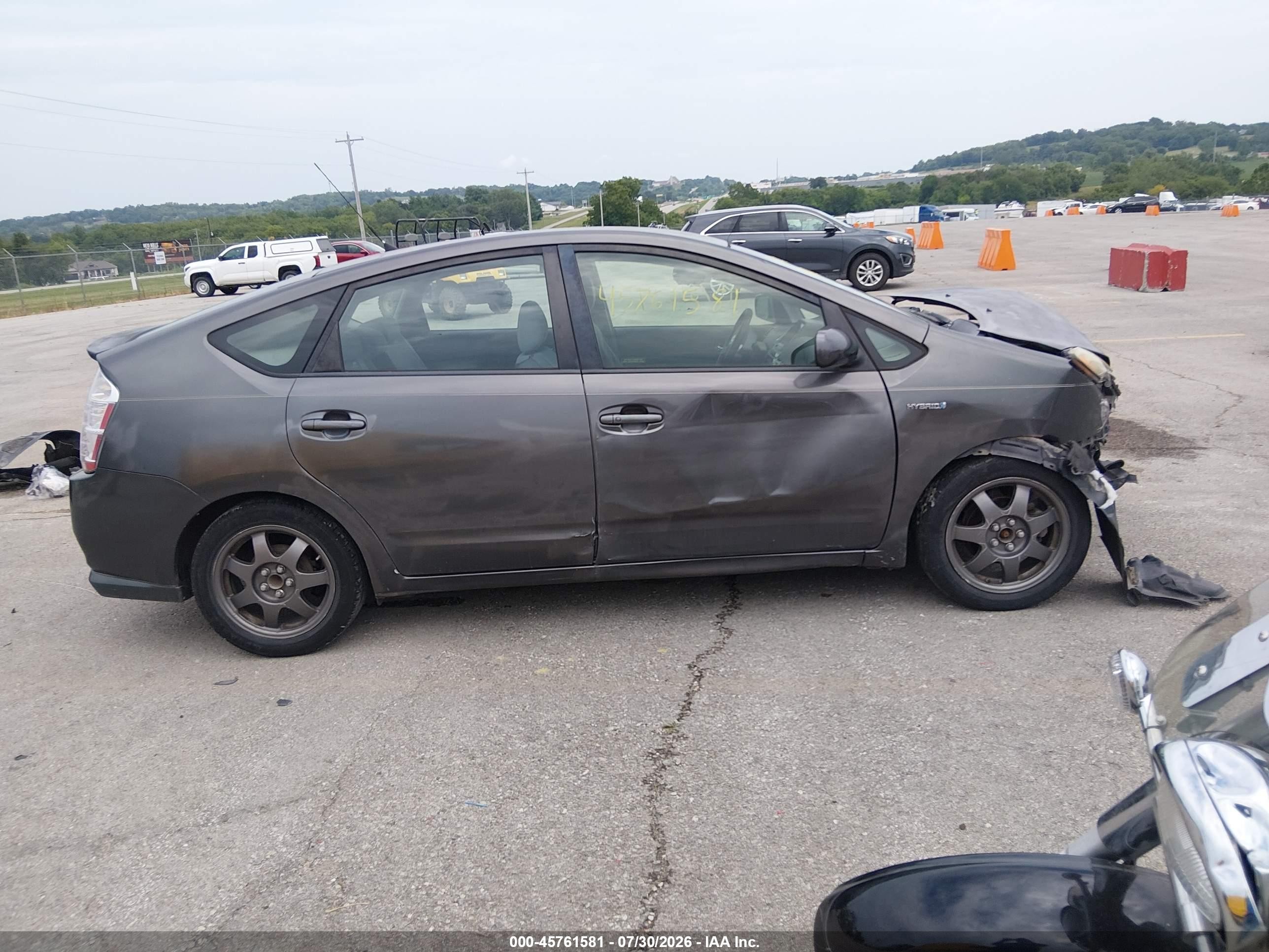 2008 Toyota Prius Touring Gray vin: JTDKB20U283414795