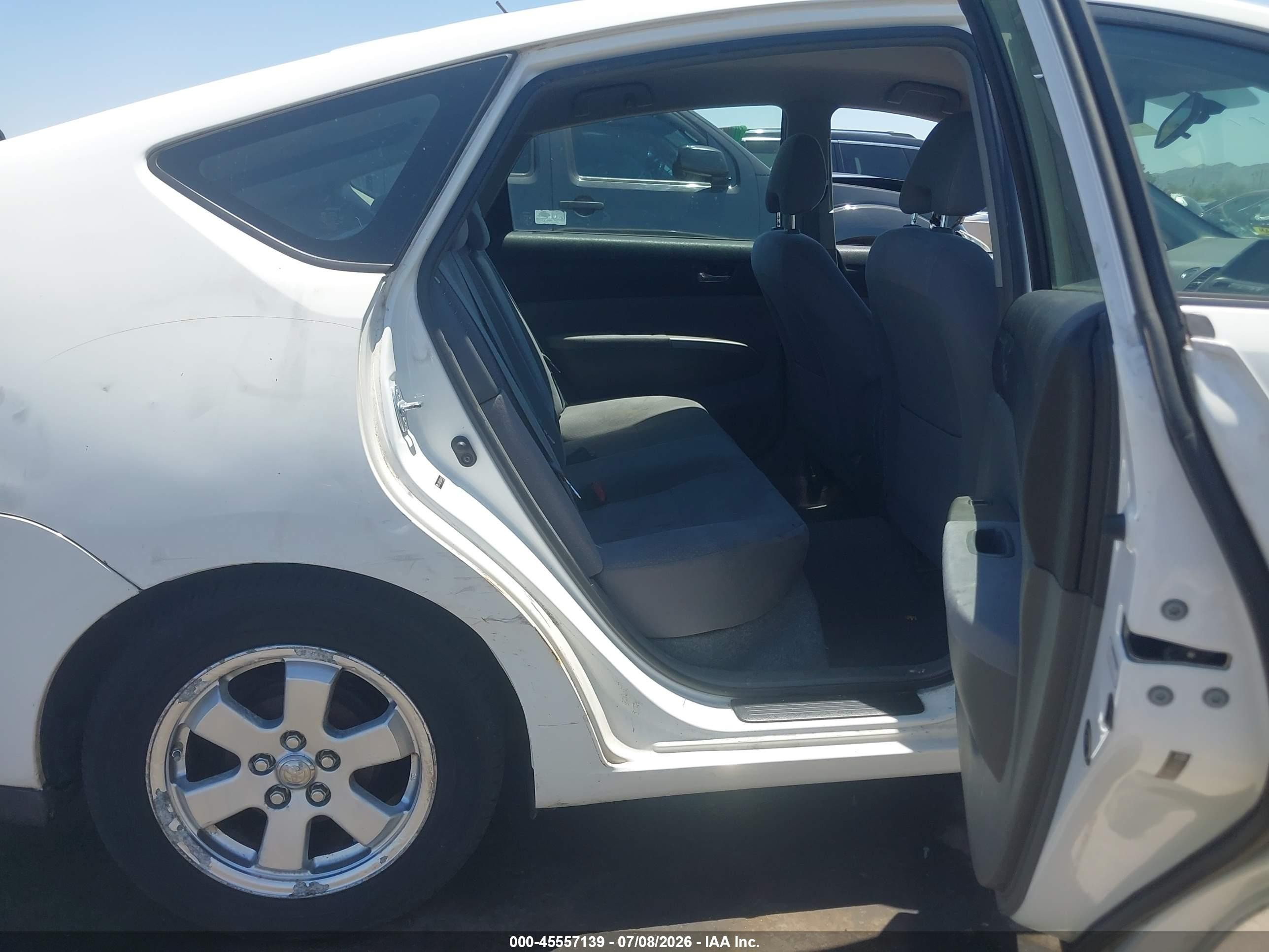 2008 Toyota Prius   White vin: JTDKB20U283414909