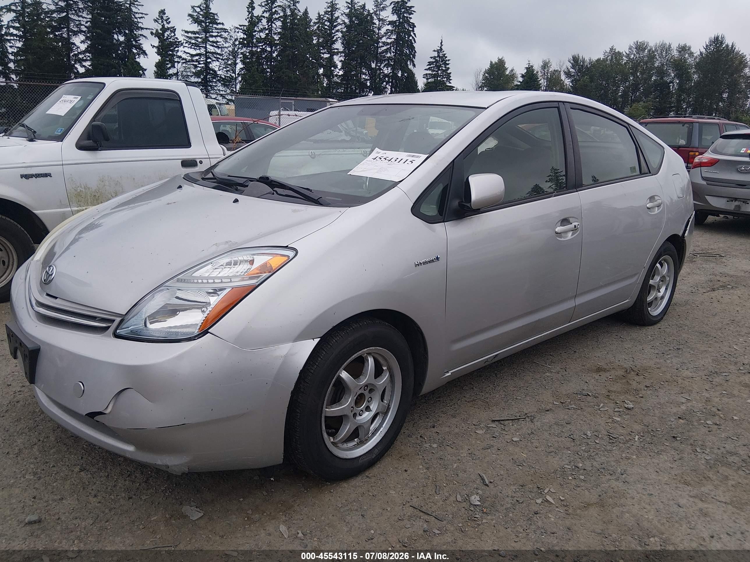 2008 Toyota Prius   Silver vin: JTDKB20U283415011
