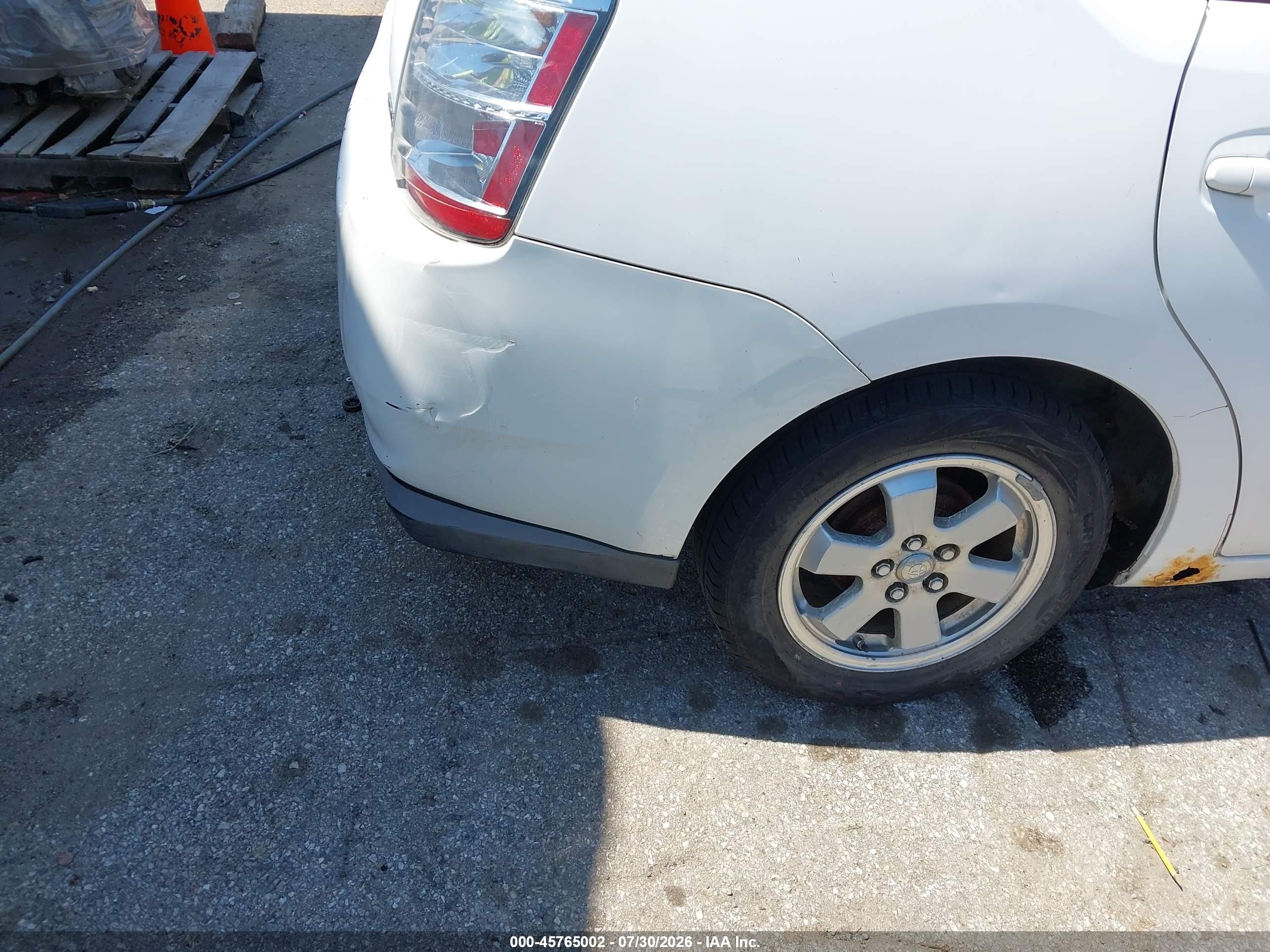2008 Toyota Prius   White vin: JTDKB20U283417616