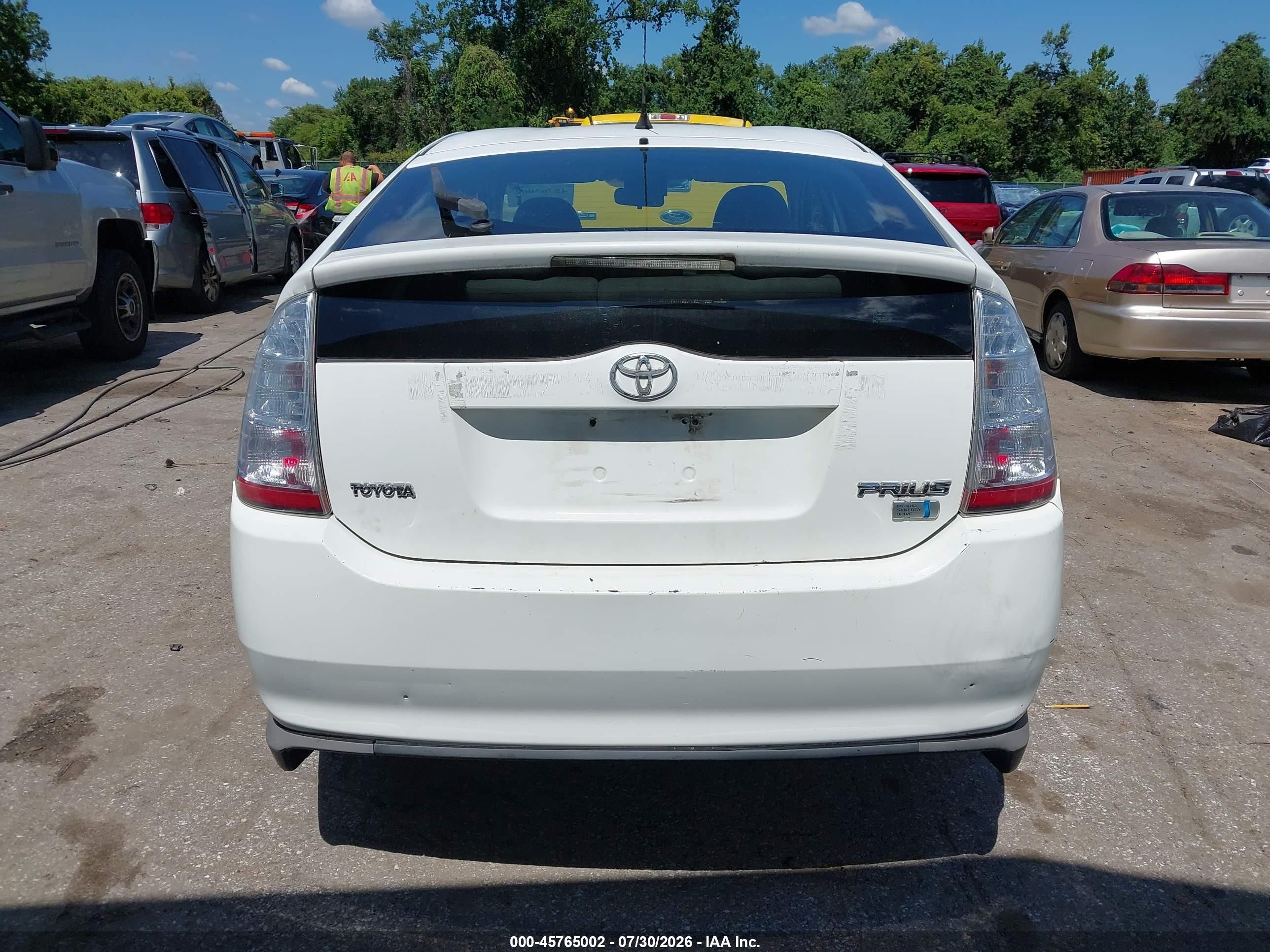 2008 Toyota Prius   White vin: JTDKB20U283417616