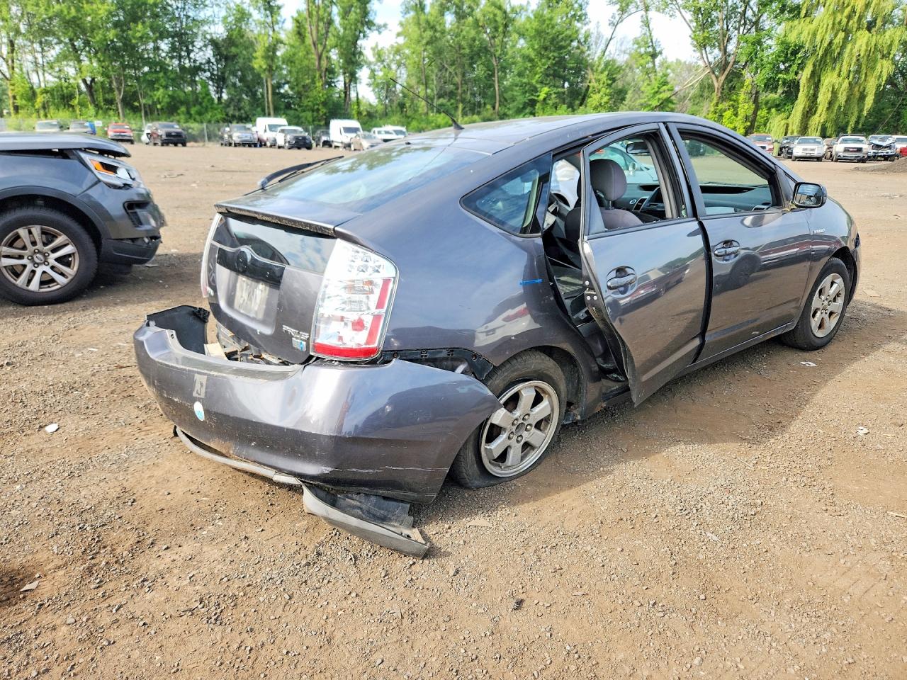 2008 Toyota Prius Base Серый vin: JTDKB20U283425909