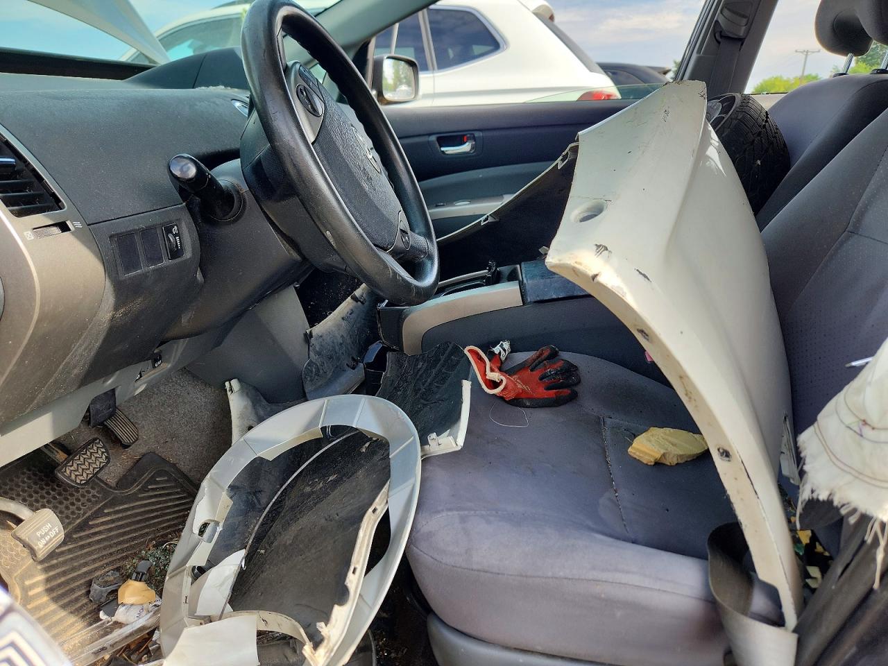 2008 Toyota Prius Base Серый vin: JTDKB20U283425909