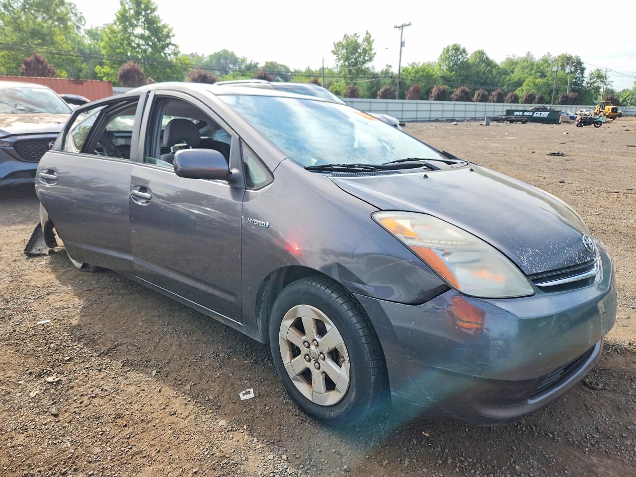 2008 Toyota Prius Base Серый vin: JTDKB20U283425909