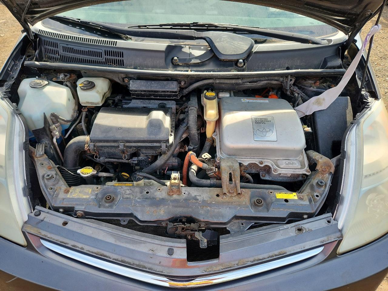2008 Toyota Prius Base Серый vin: JTDKB20U283425909
