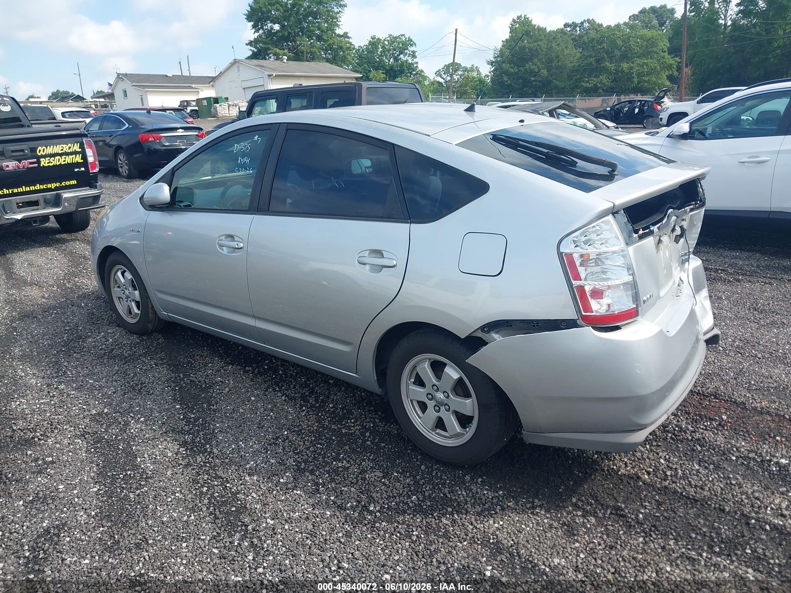 2008 Toyota Prius   Silver vin: JTDKB20U283435971