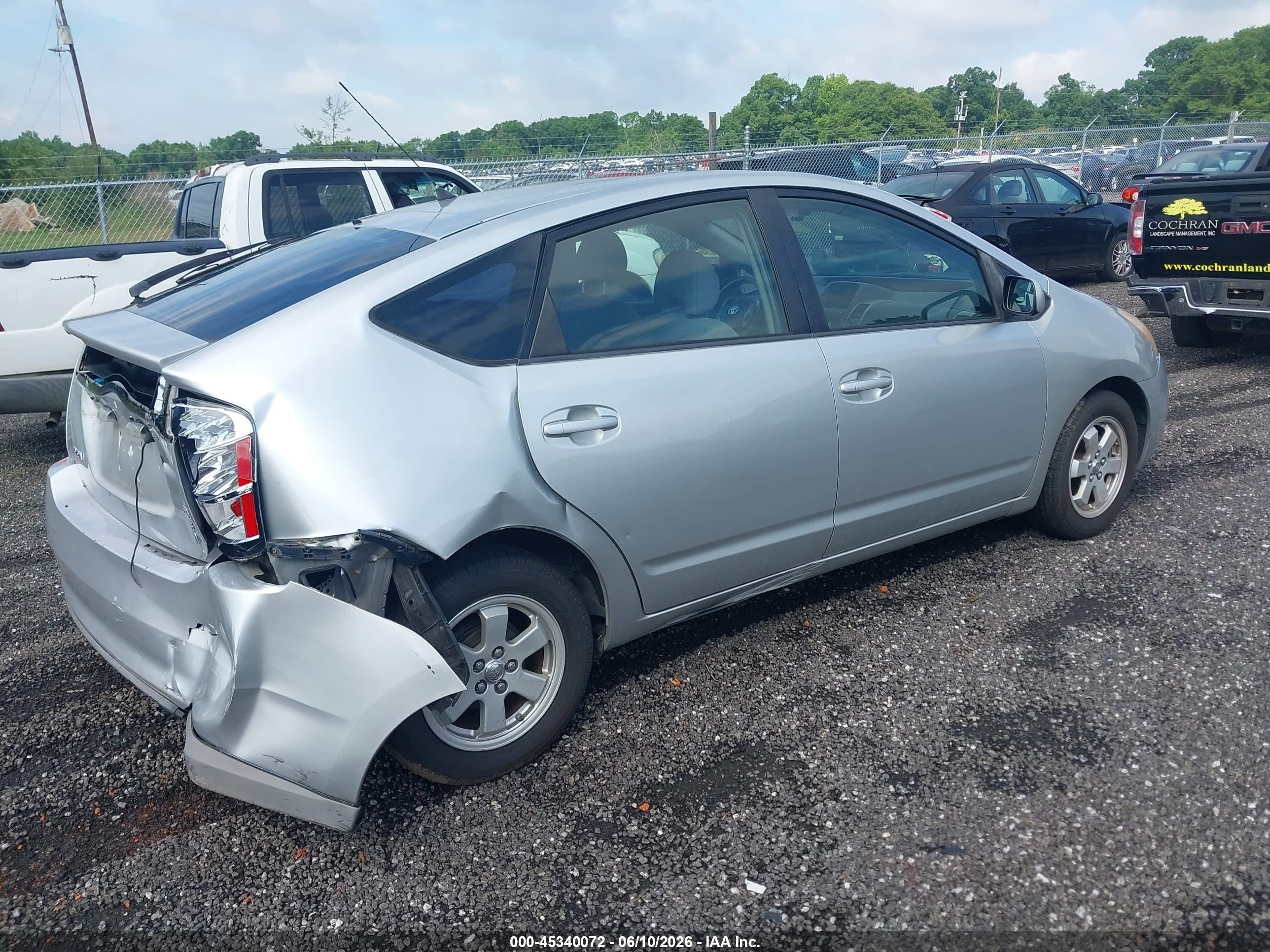 2008 Toyota Prius   Silver vin: JTDKB20U283435971