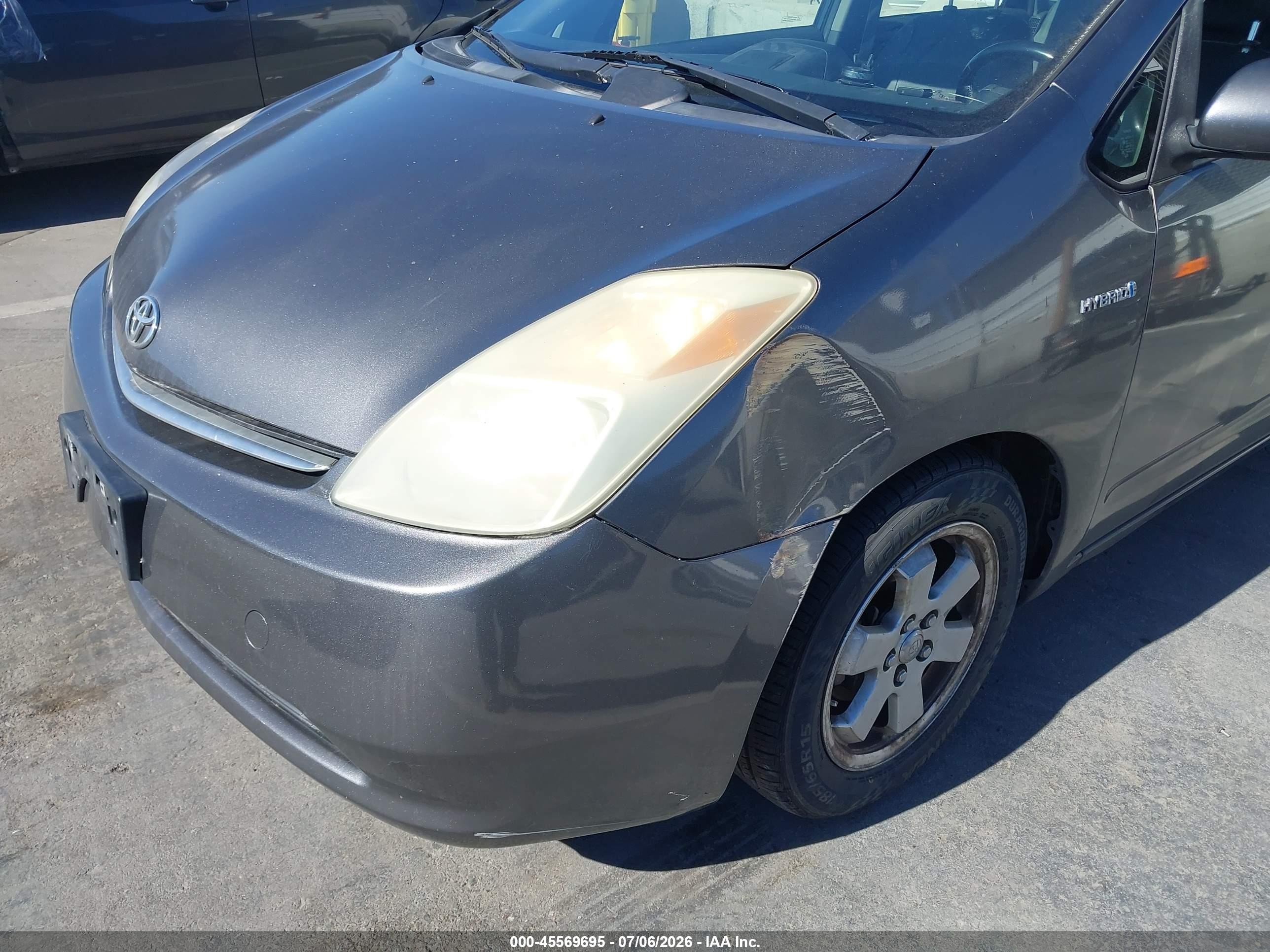 2008 Toyota Prius   Gray vin: JTDKB20U283446856