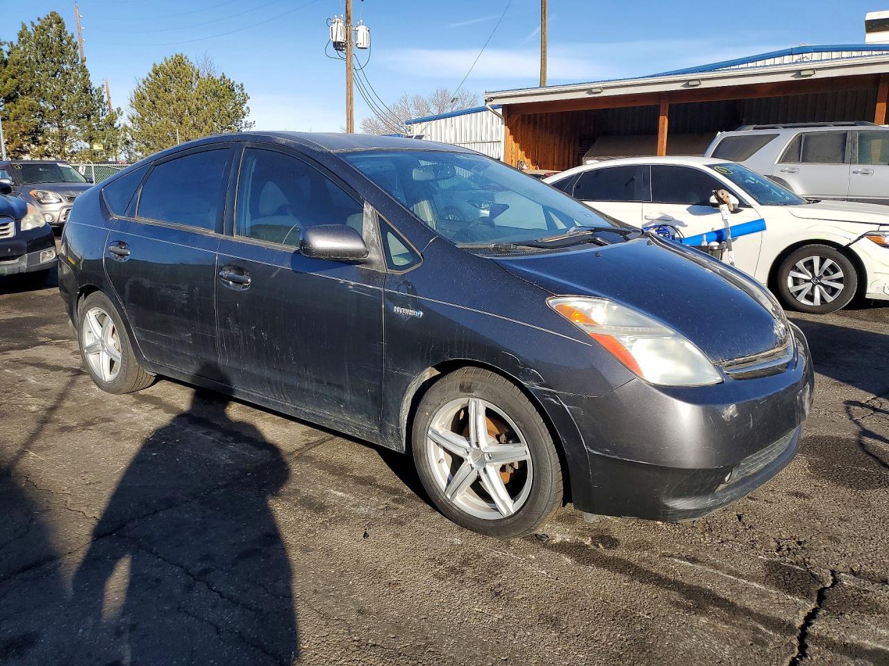 2008 Toyota Prius Gray vin: JTDKB20U283449644