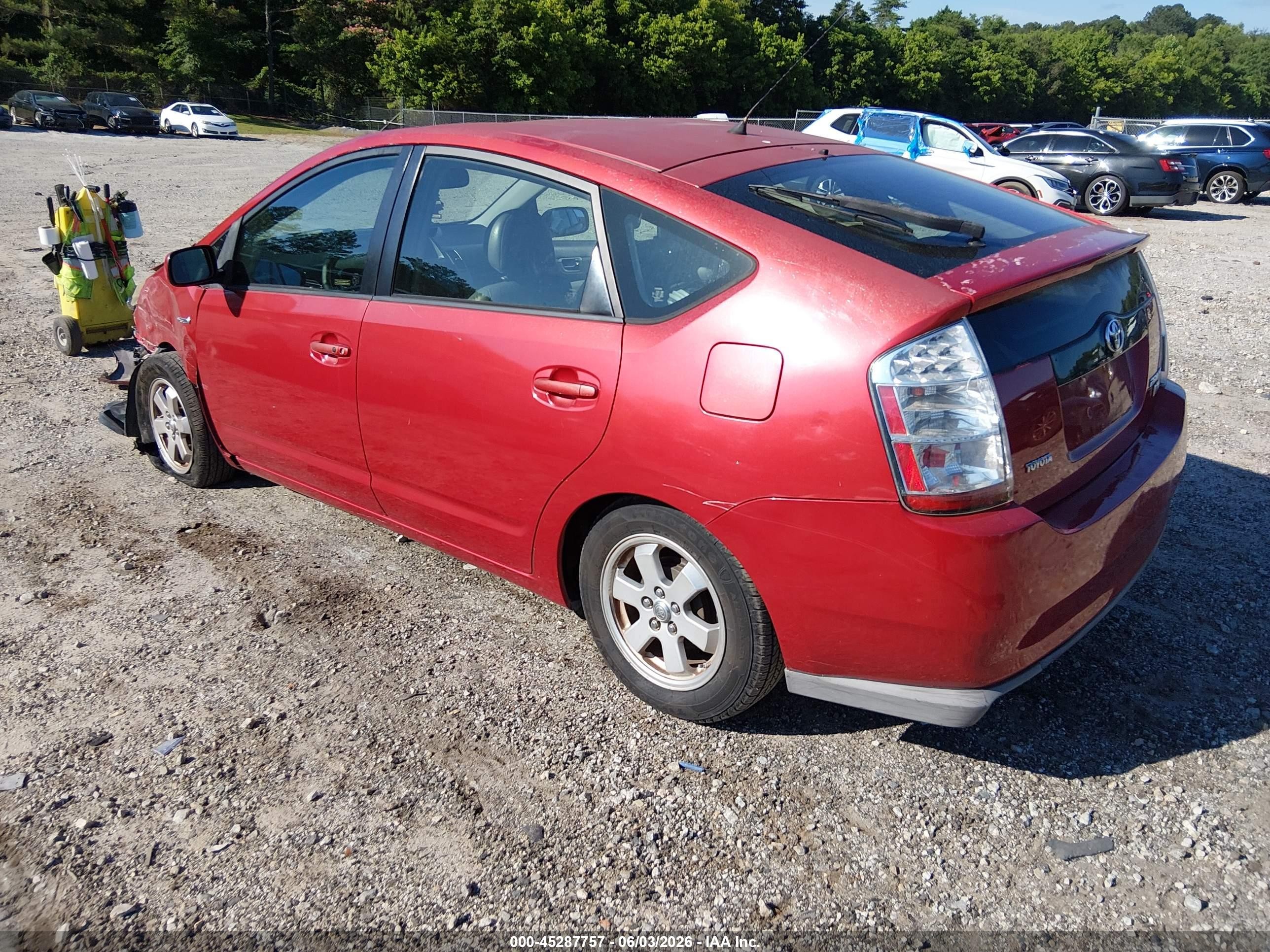 2008 Toyota Prius   Red vin: JTDKB20U283451894