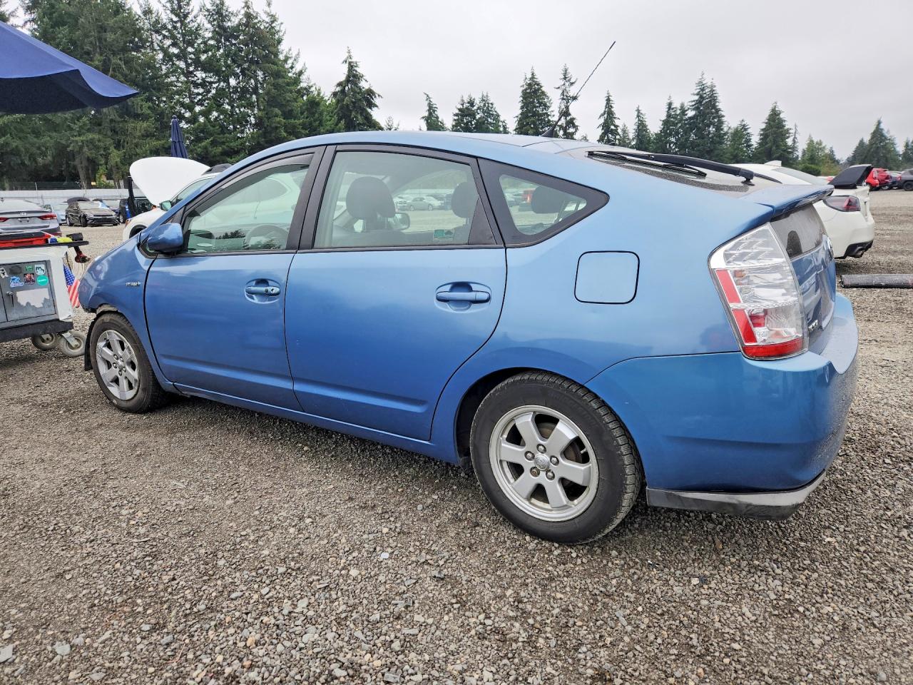 2008 Toyota Prius Base Blue vin: JTDKB20U287699846