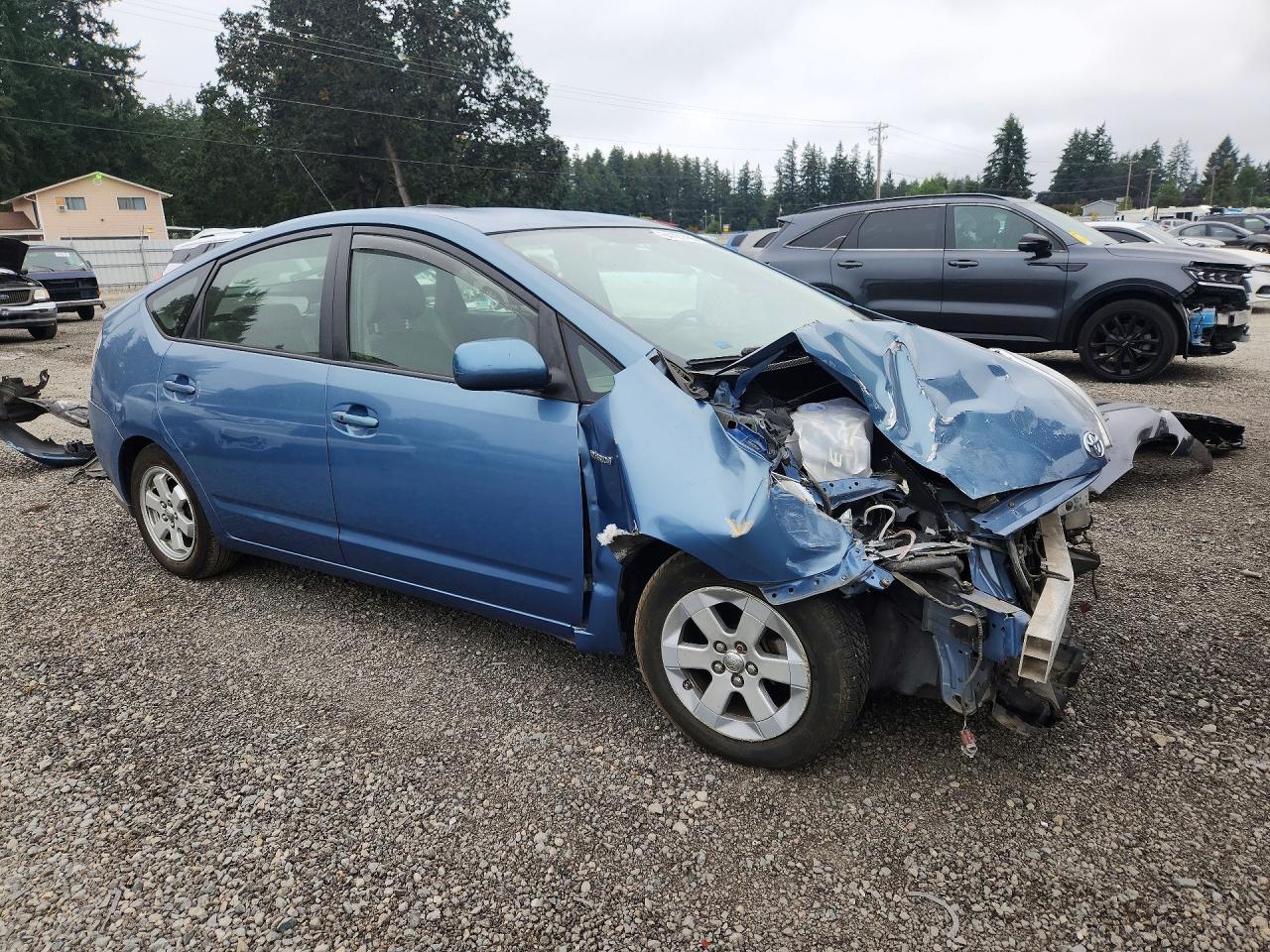 2008 Toyota Prius Base Blue vin: JTDKB20U287699846
