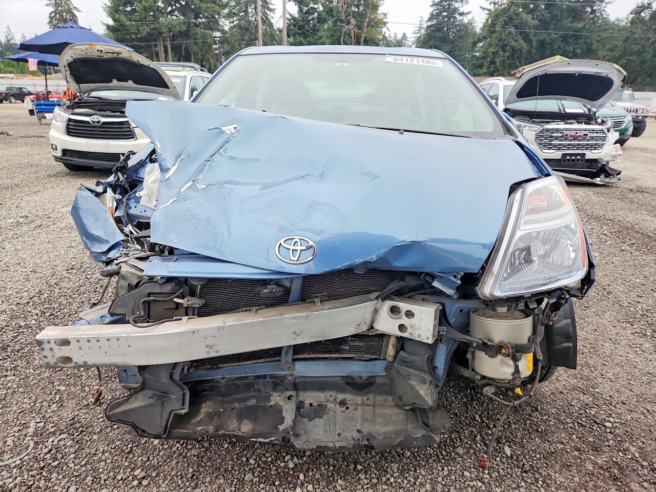 2008 Toyota Prius Base Blue vin: JTDKB20U287699846