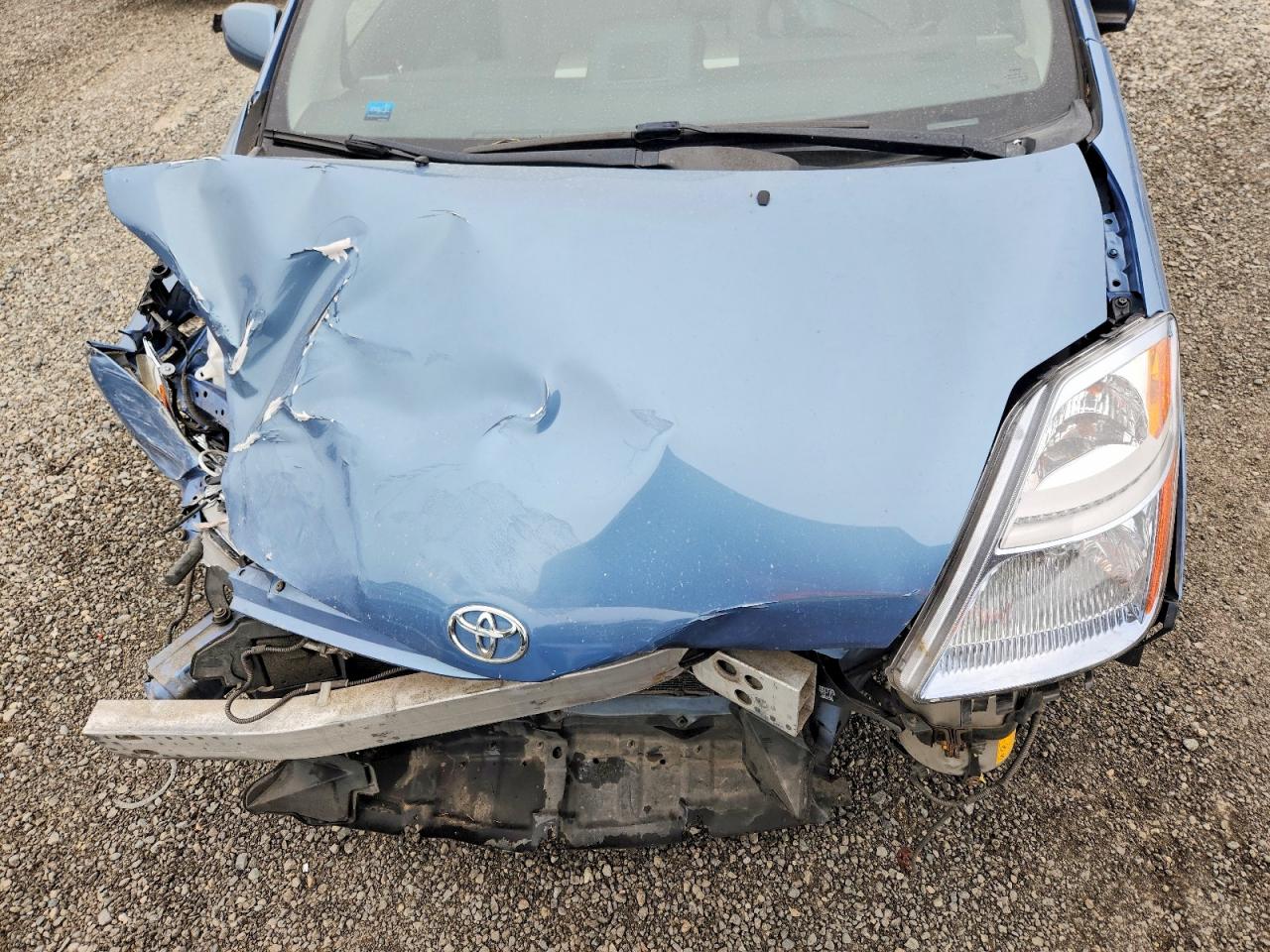2008 Toyota Prius Base Blue vin: JTDKB20U287699846
