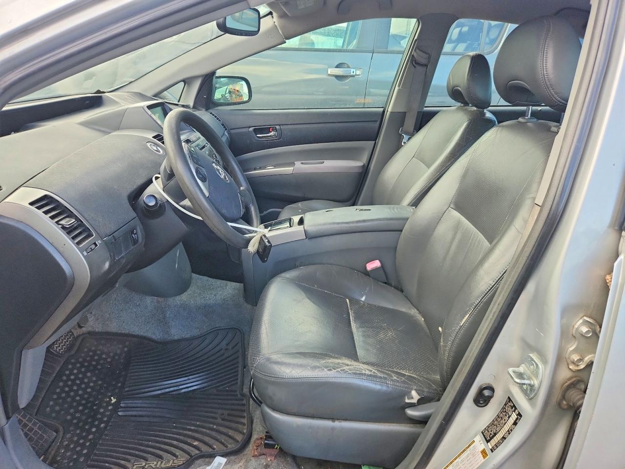 2008 Toyota Prius Base Silver vin: JTDKB20U287718878