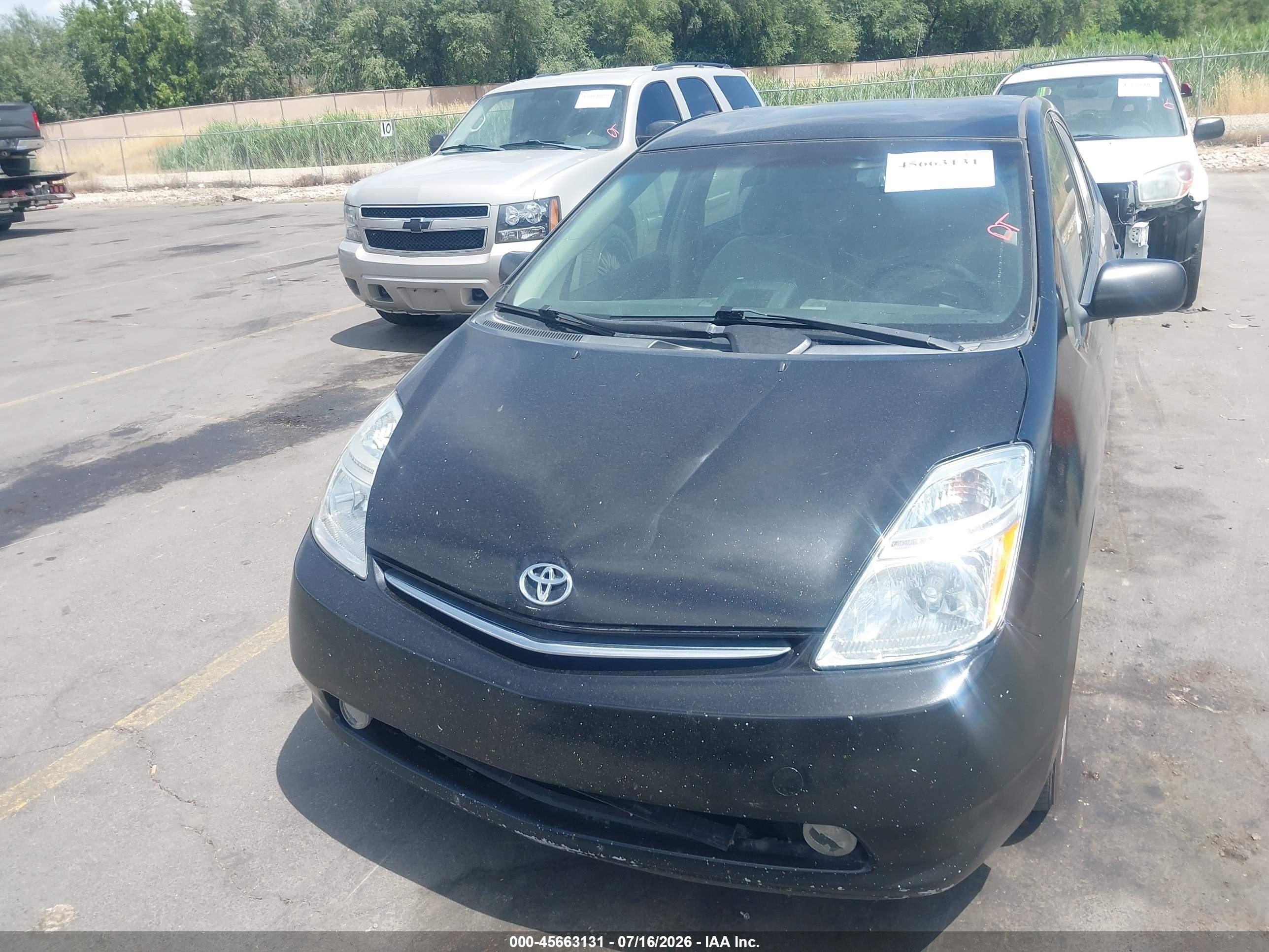 2008 Toyota Prius   Black vin: JTDKB20U287720890