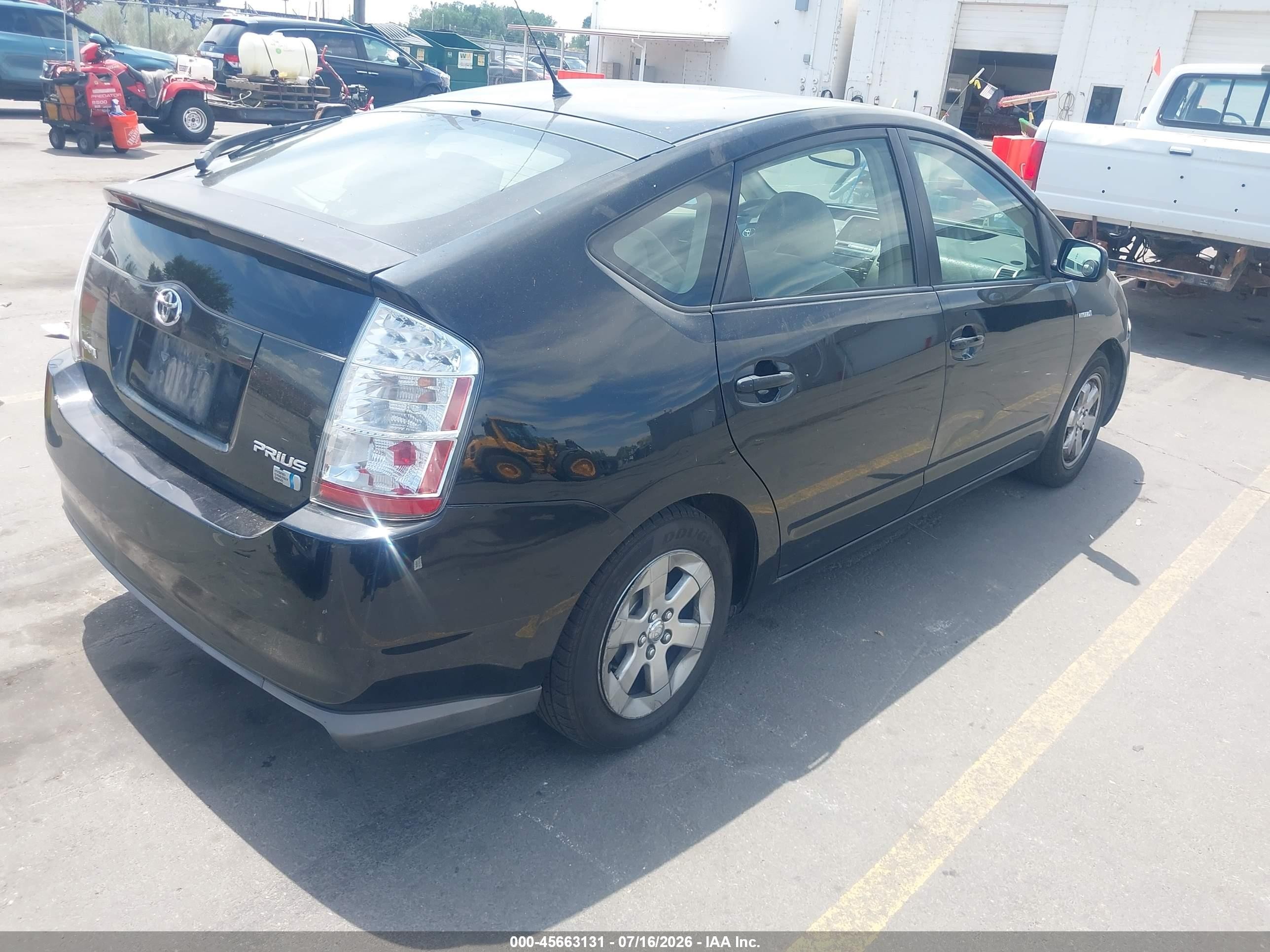 2008 Toyota Prius   Black vin: JTDKB20U287720890
