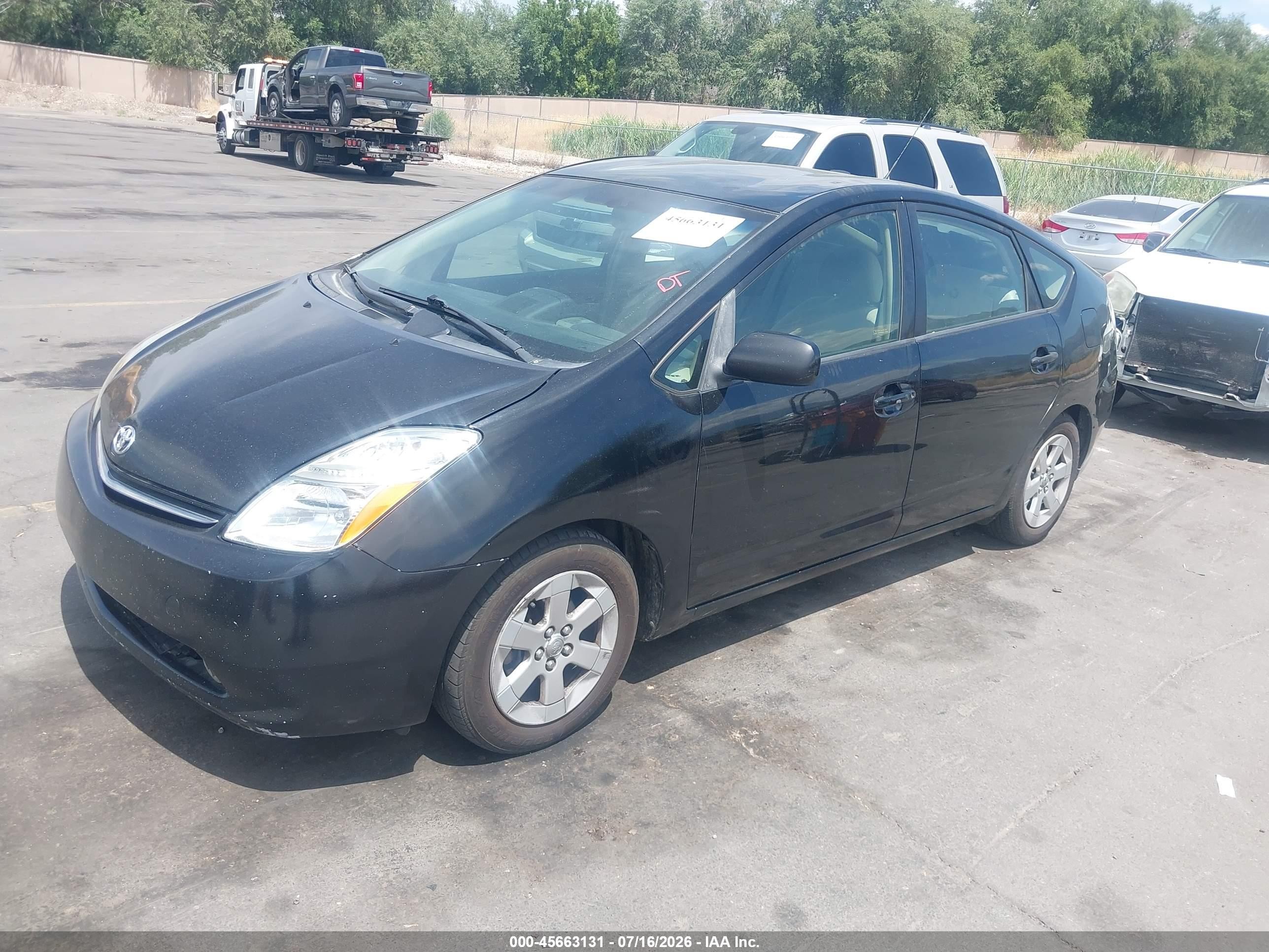 2008 Toyota Prius   Black vin: JTDKB20U287720890
