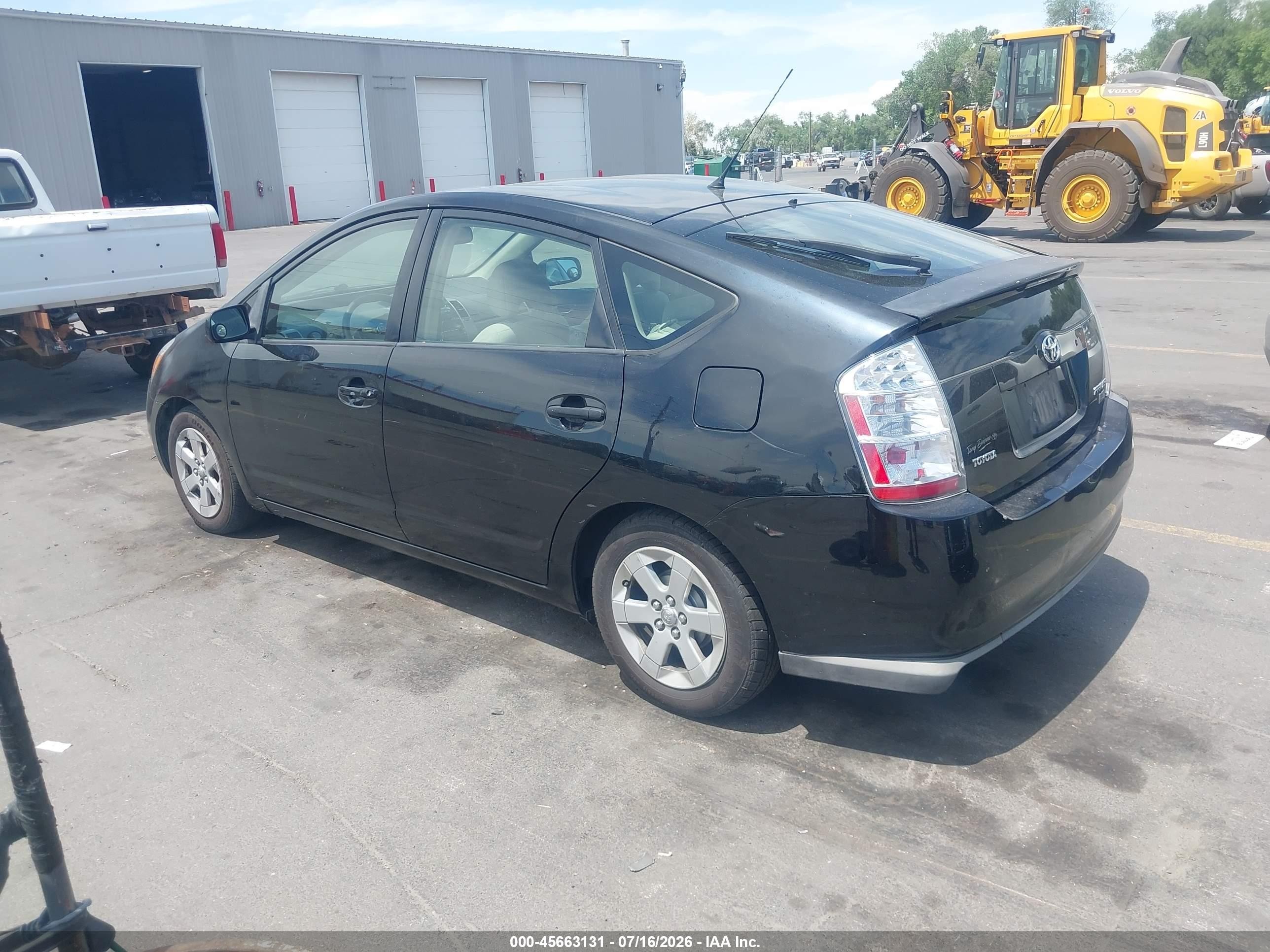 2008 Toyota Prius   Black vin: JTDKB20U287720890