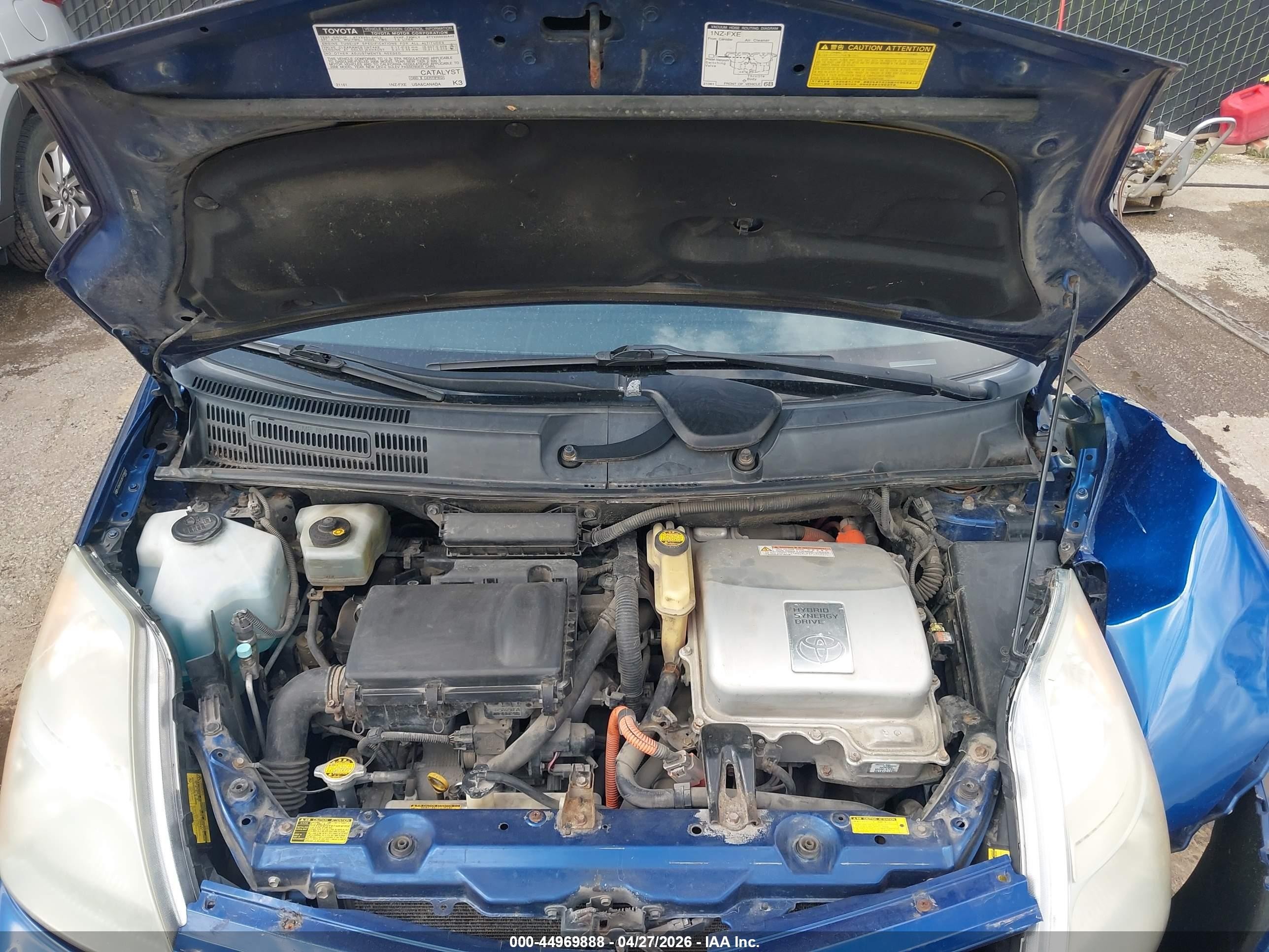 2008 Toyota Prius   Navy vin: JTDKB20U287729833