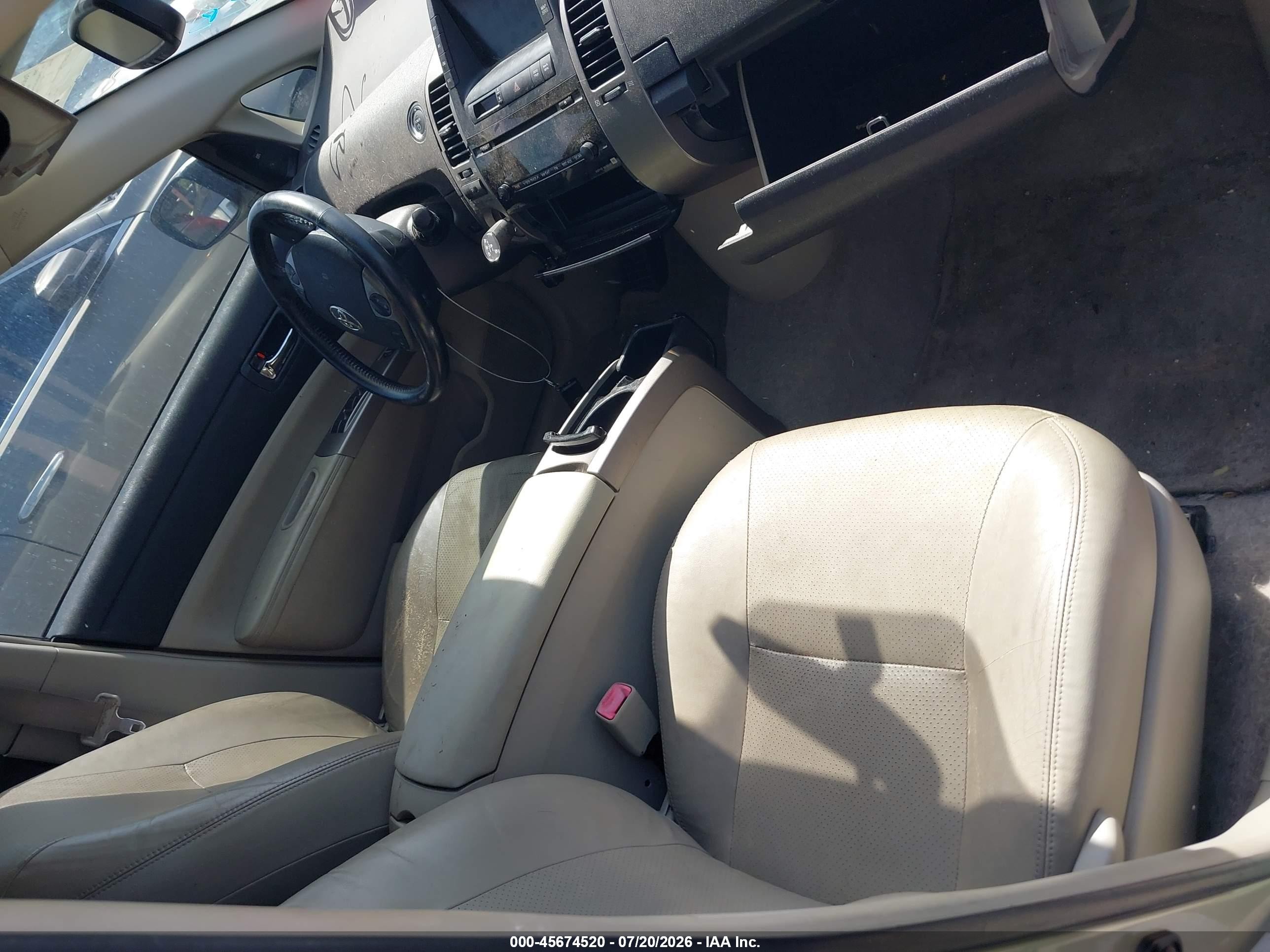 2008 Toyota Prius   Green vin: JTDKB20U287759009