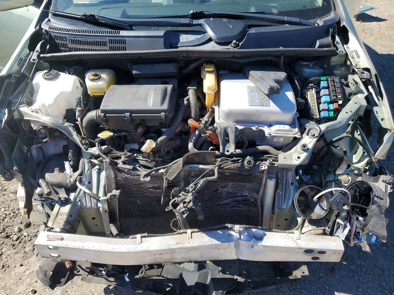 2008 Toyota Prius Base Green vin: JTDKB20U287790132