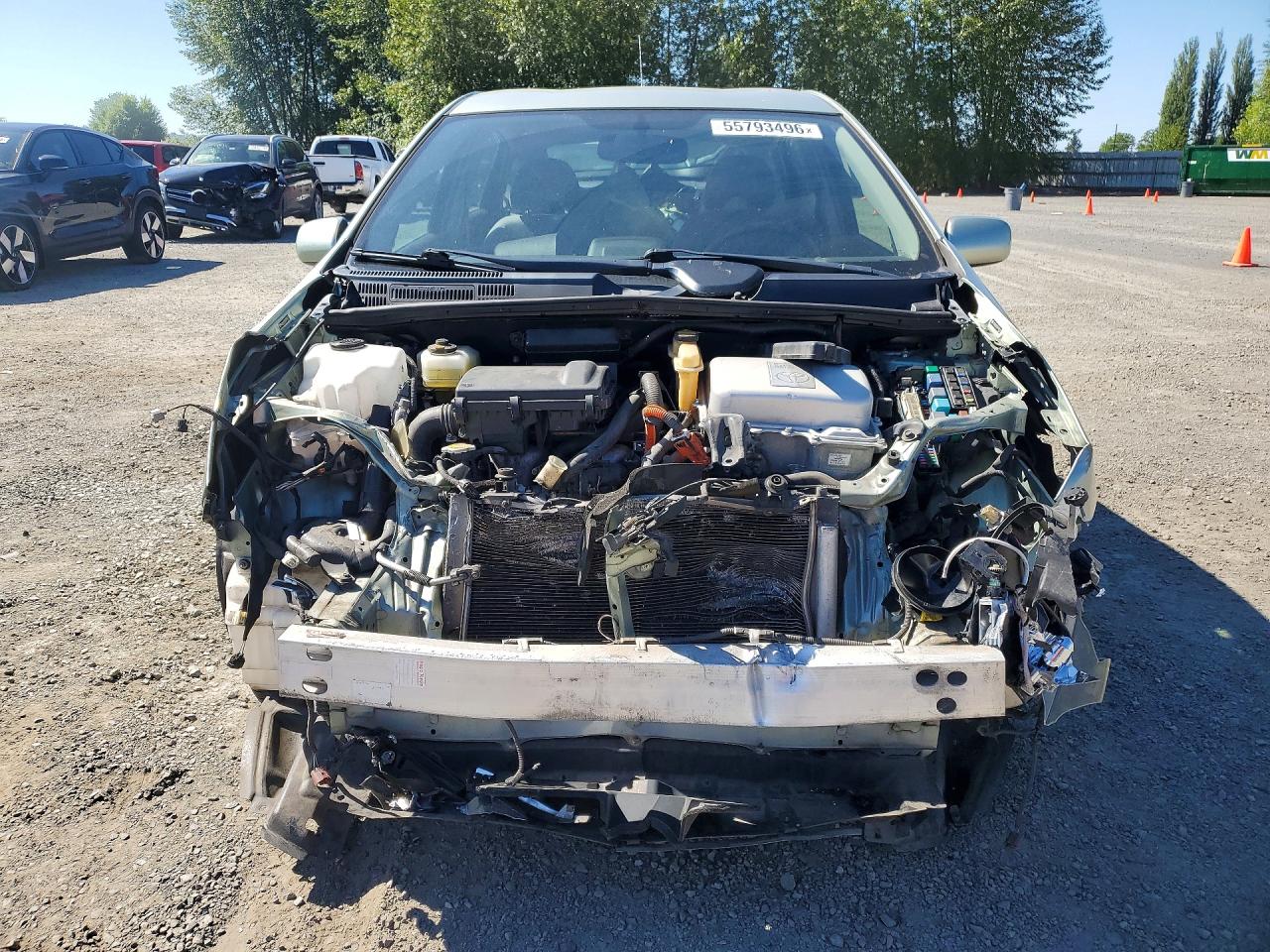 2008 Toyota Prius Base Green vin: JTDKB20U287790132