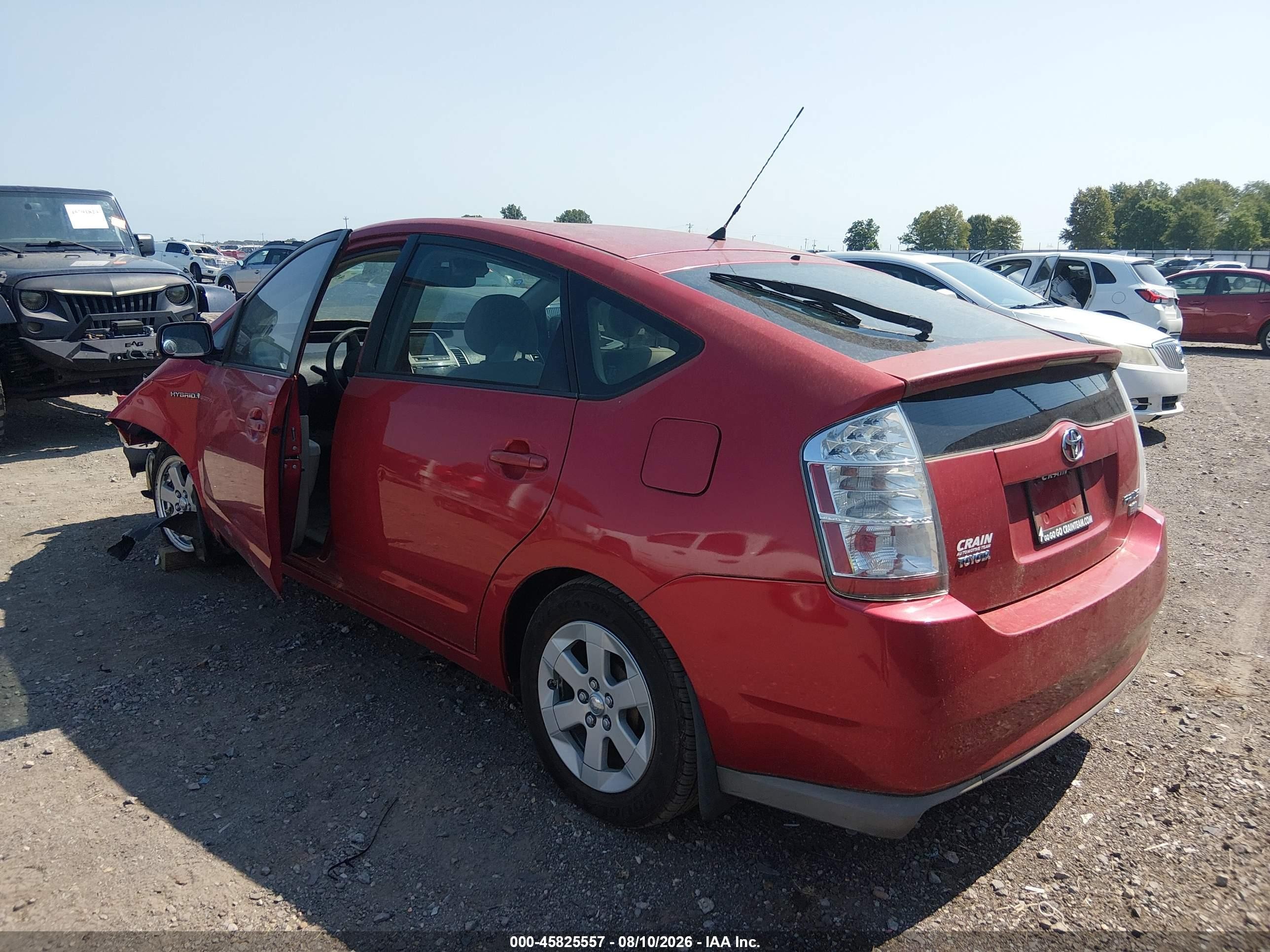 2008 Toyota Prius   Red vin: JTDKB20U287795041