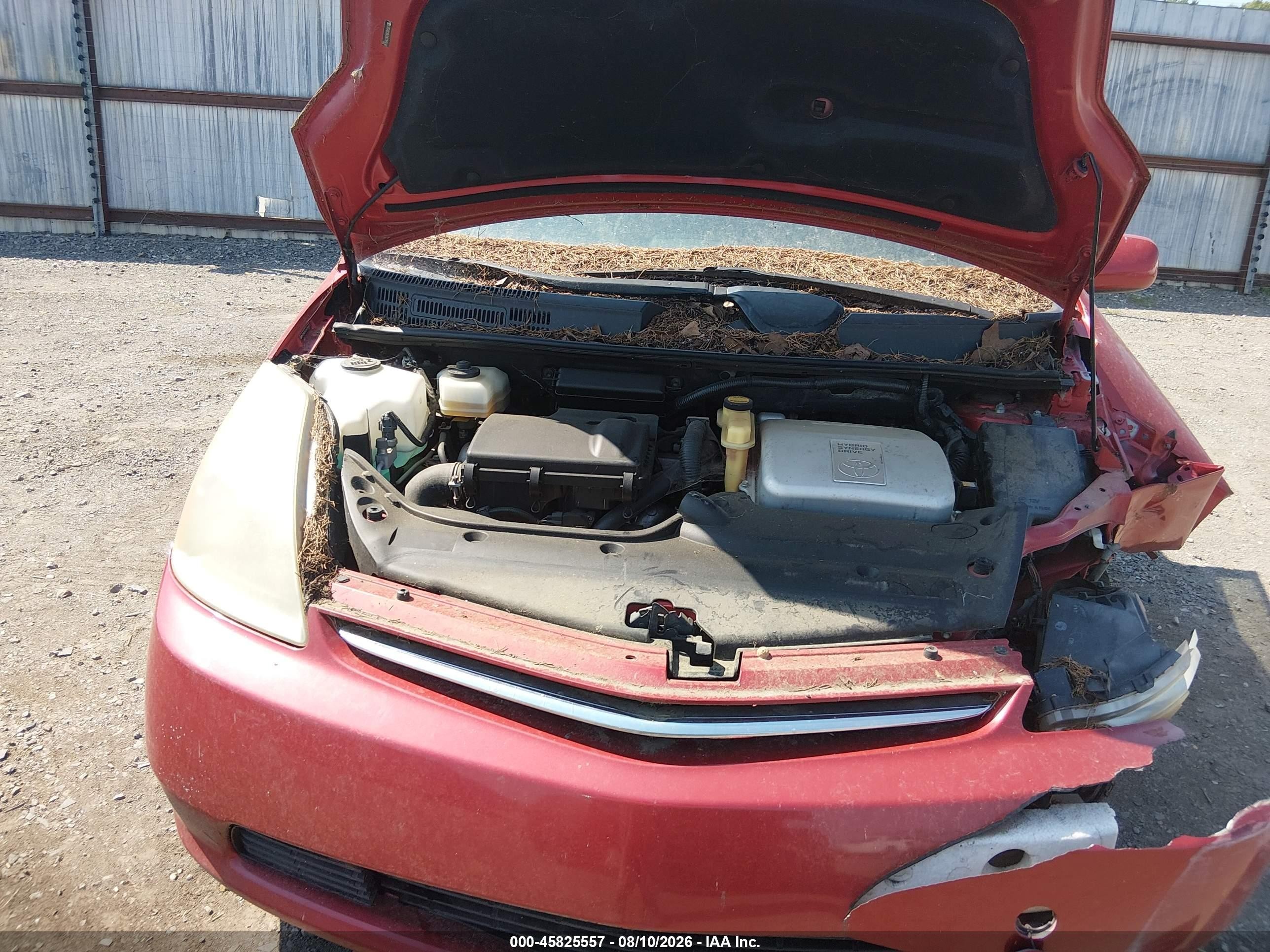 2008 Toyota Prius   Red vin: JTDKB20U287795041