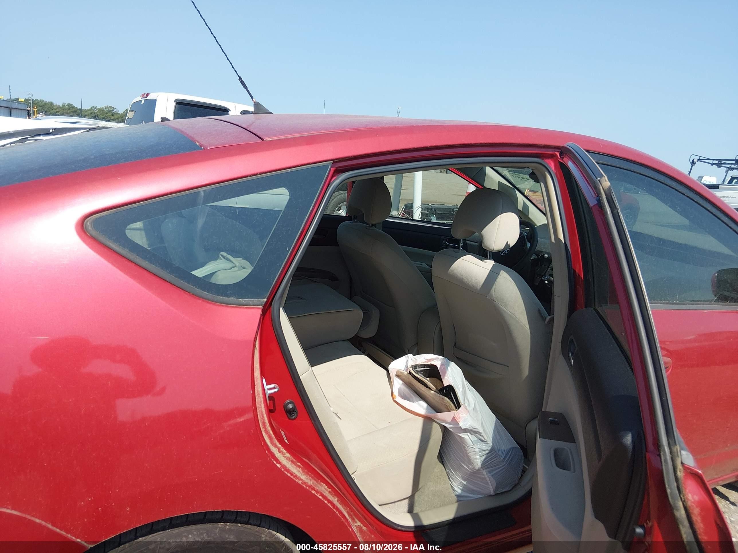 2008 Toyota Prius   Red vin: JTDKB20U287795041