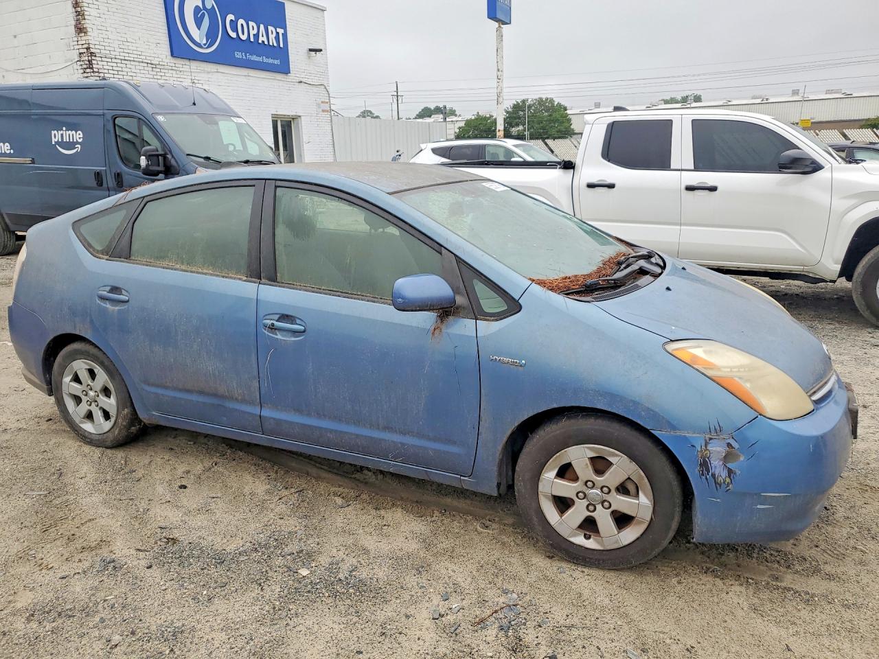 2008 Toyota Prius Base Blue vin: JTDKB20U287797601
