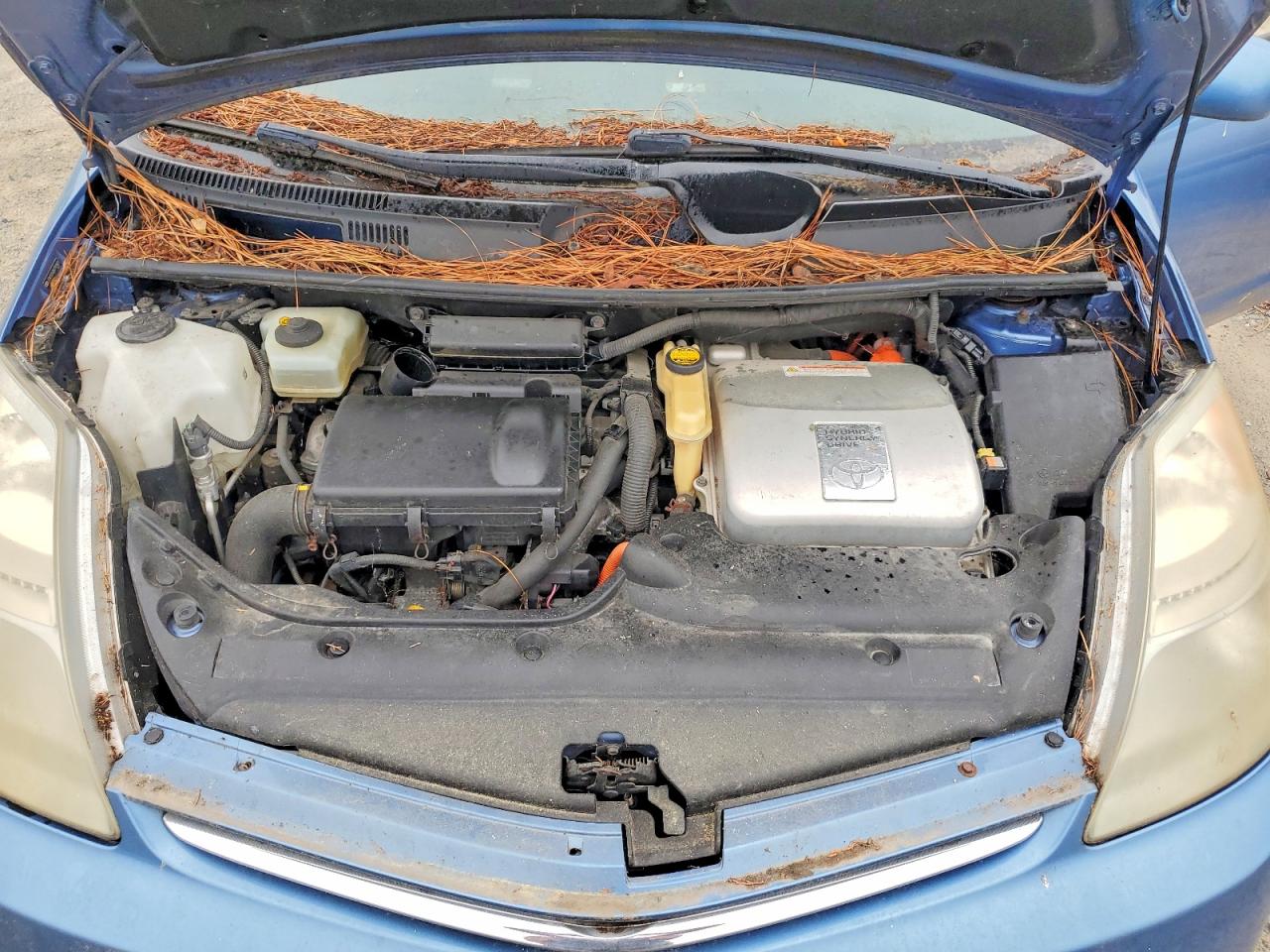 2008 Toyota Prius Base Blue vin: JTDKB20U287797601