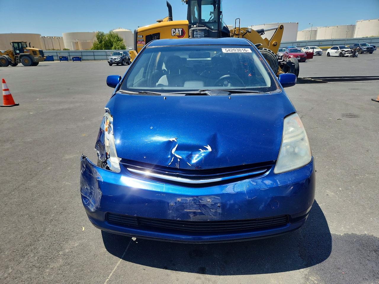 2008 Toyota Prius Base Blue vin: JTDKB20U287808483