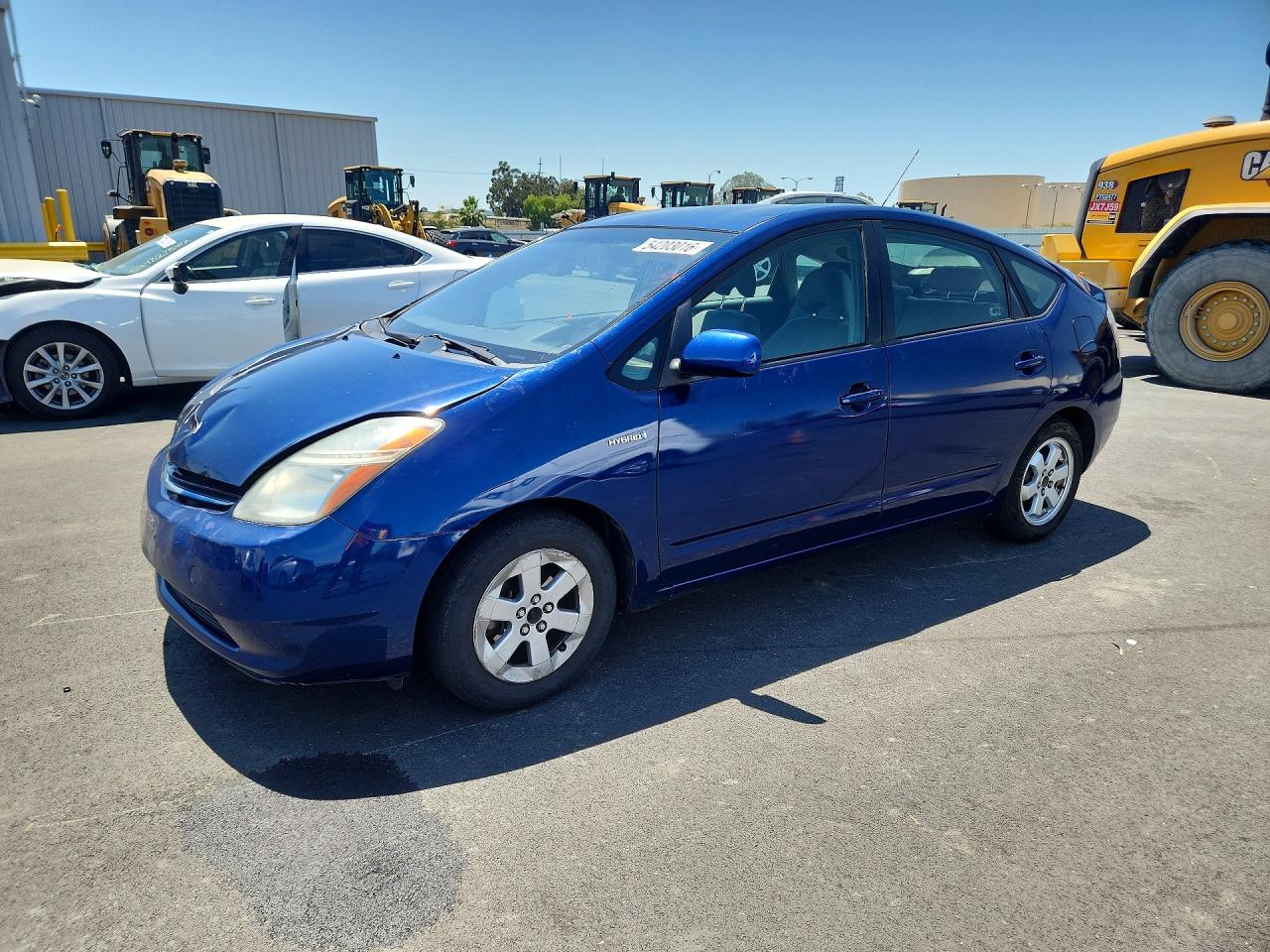2008 Toyota Prius Base Blue vin: JTDKB20U287808483