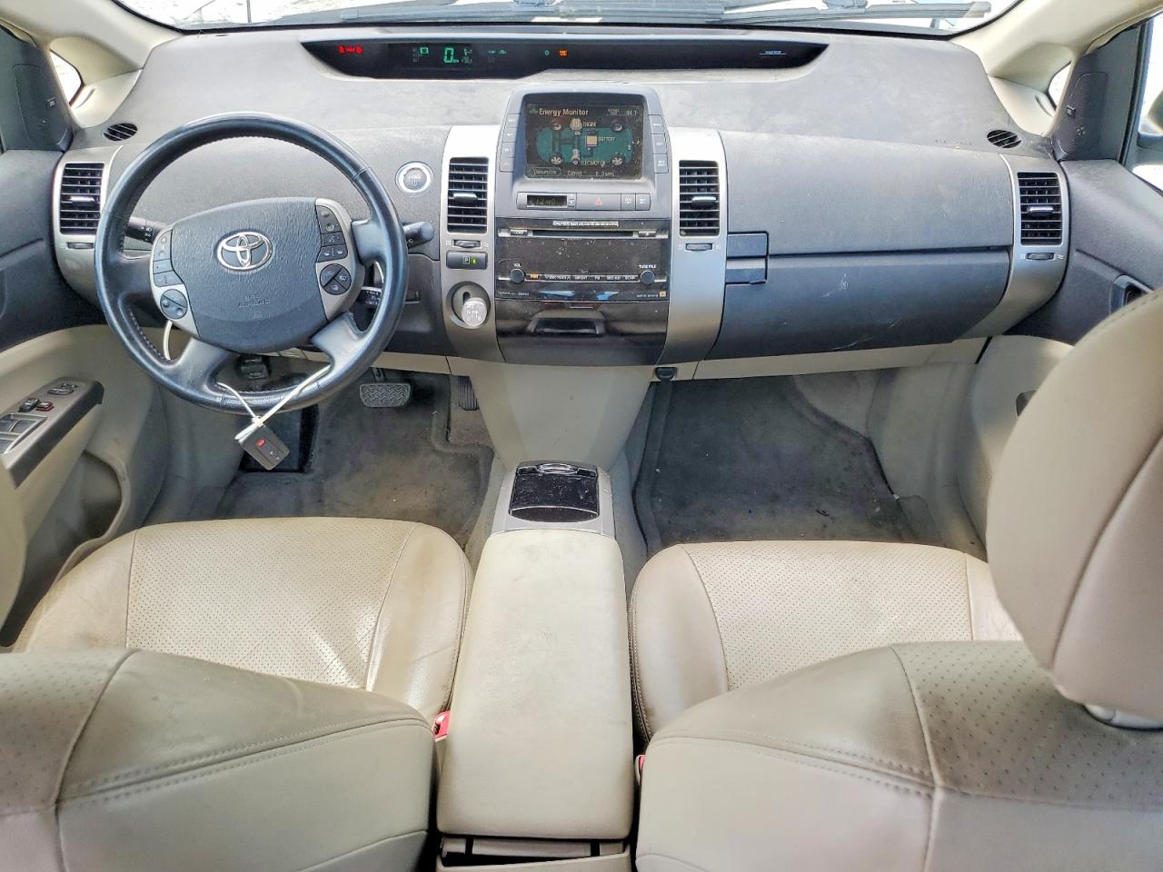 2008 Toyota Prius Base Green vin: JTDKB20U287809701