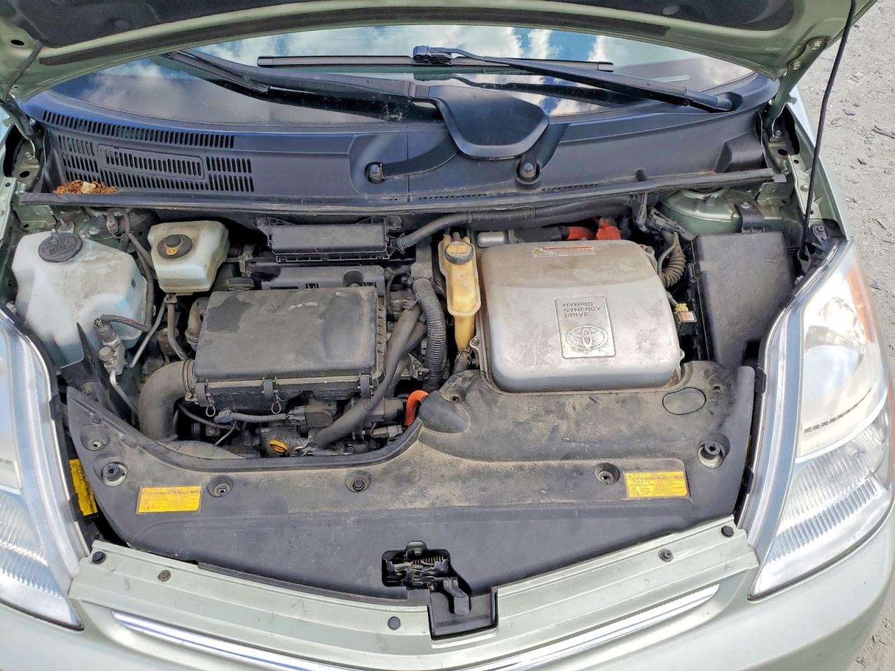 2008 Toyota Prius Base Green vin: JTDKB20U287809701