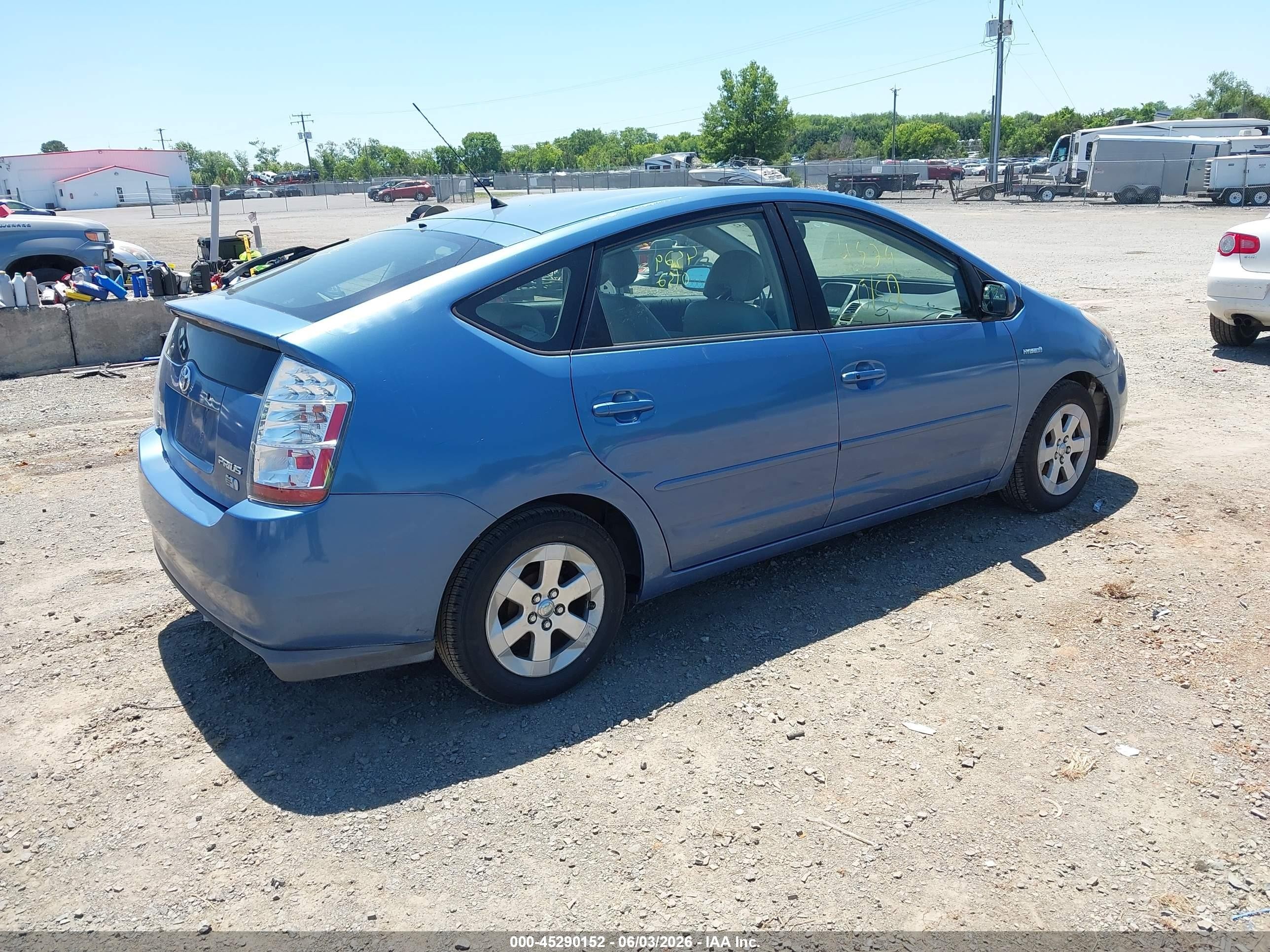 2008 Toyota Prius Blue vin: JTDKB20U287810265