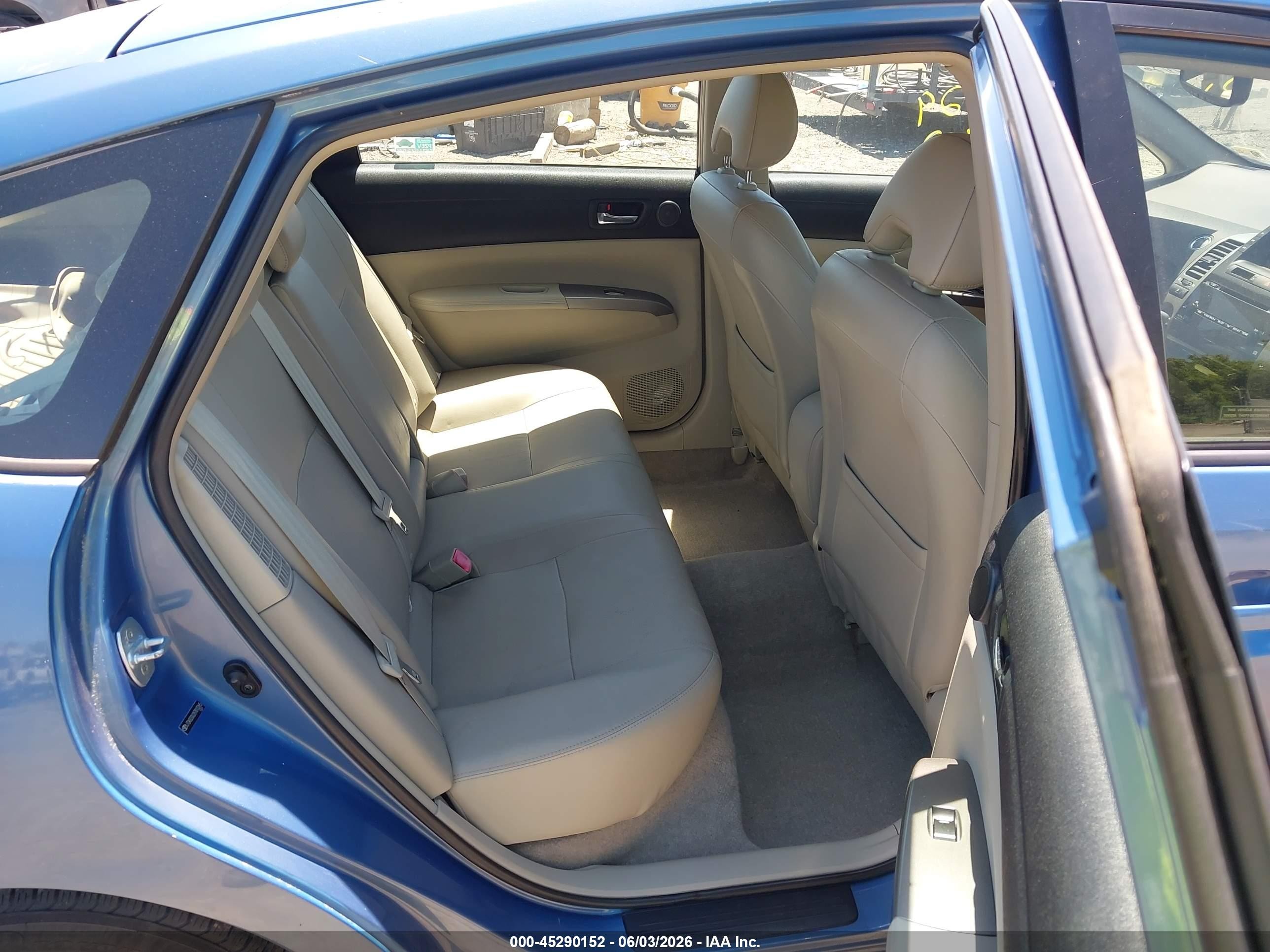 2008 Toyota Prius Blue vin: JTDKB20U287810265