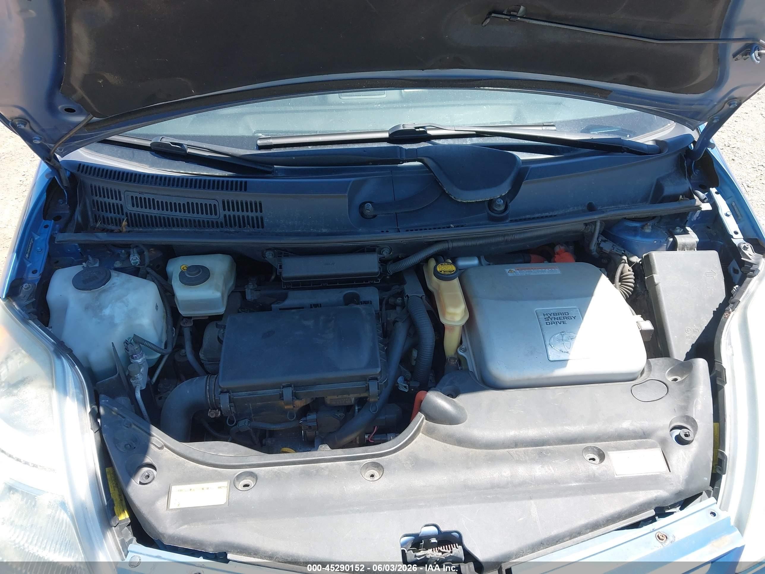 2008 Toyota Prius Blue vin: JTDKB20U287810265