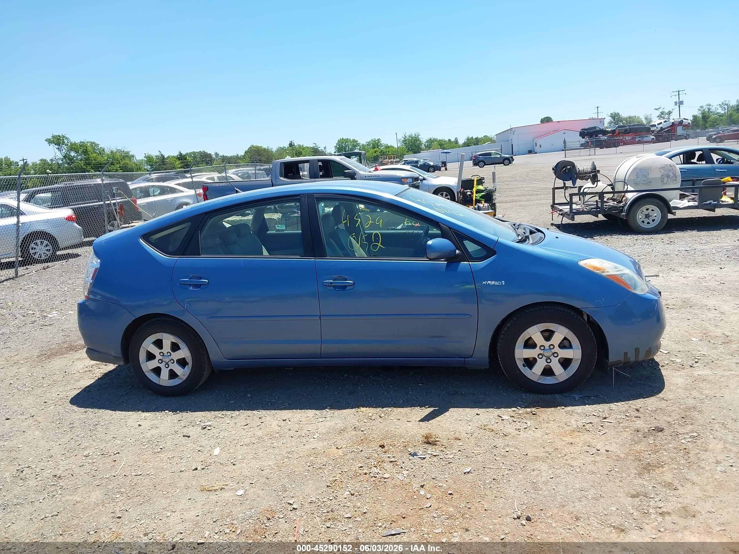 2008 Toyota Prius Blue vin: JTDKB20U287810265